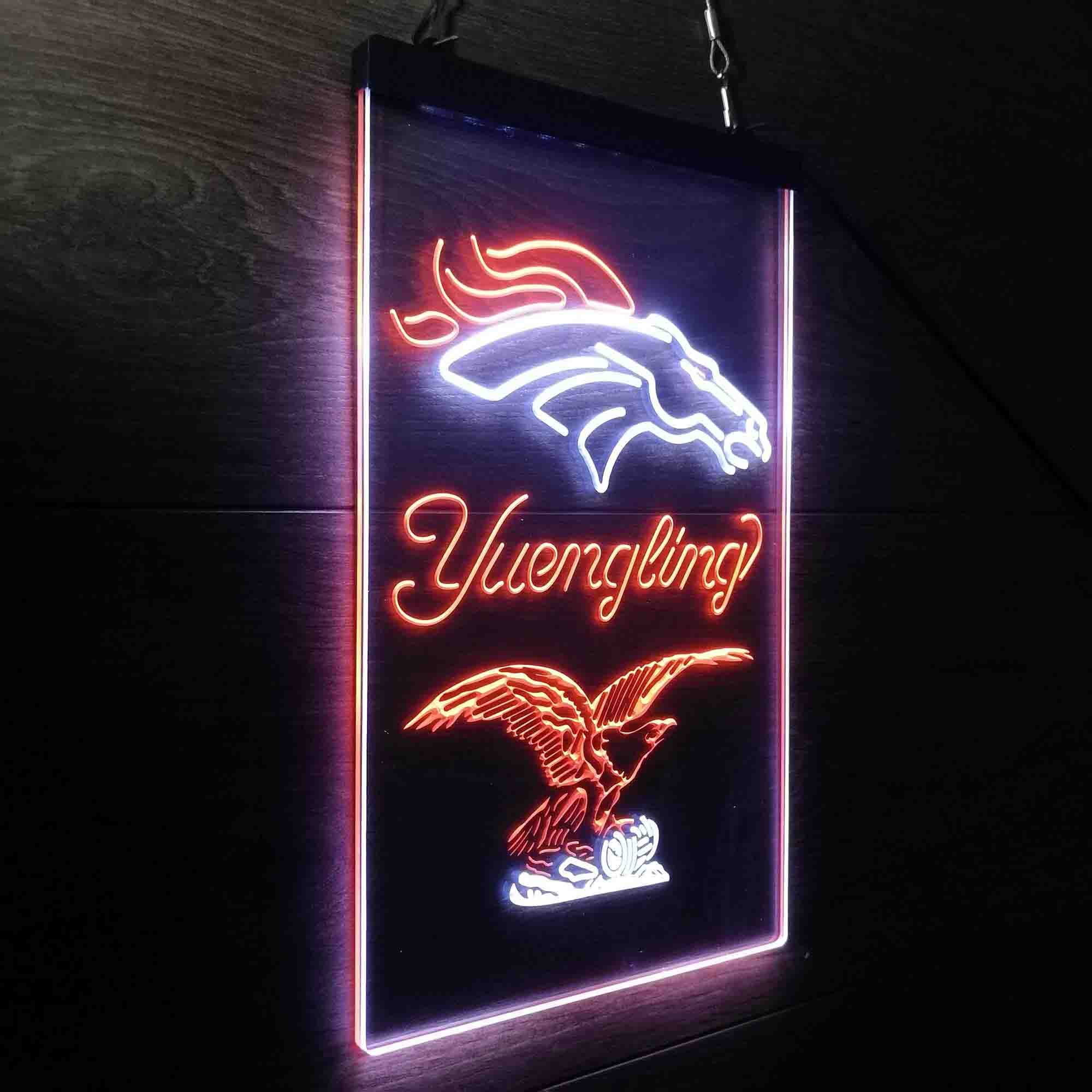 Yuengling Bar Denver Broncos Est. 1960 Neon-Like LED Sign - Image 22