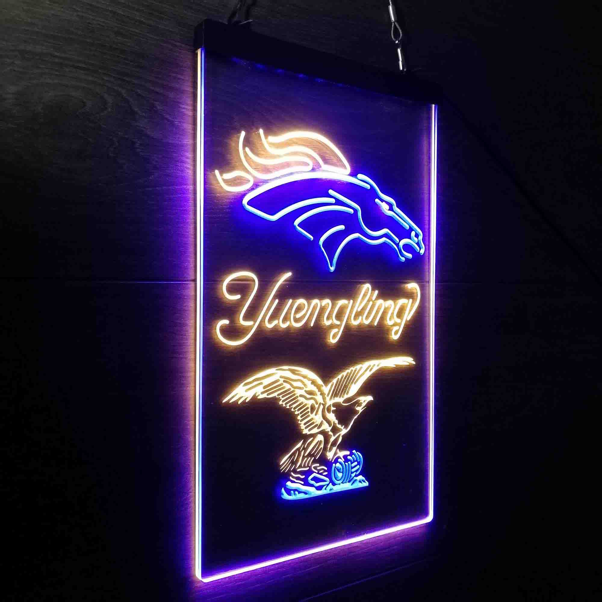 Yuengling Bar Denver Broncos Est. 1960 Neon-Like LED Sign - Image 24