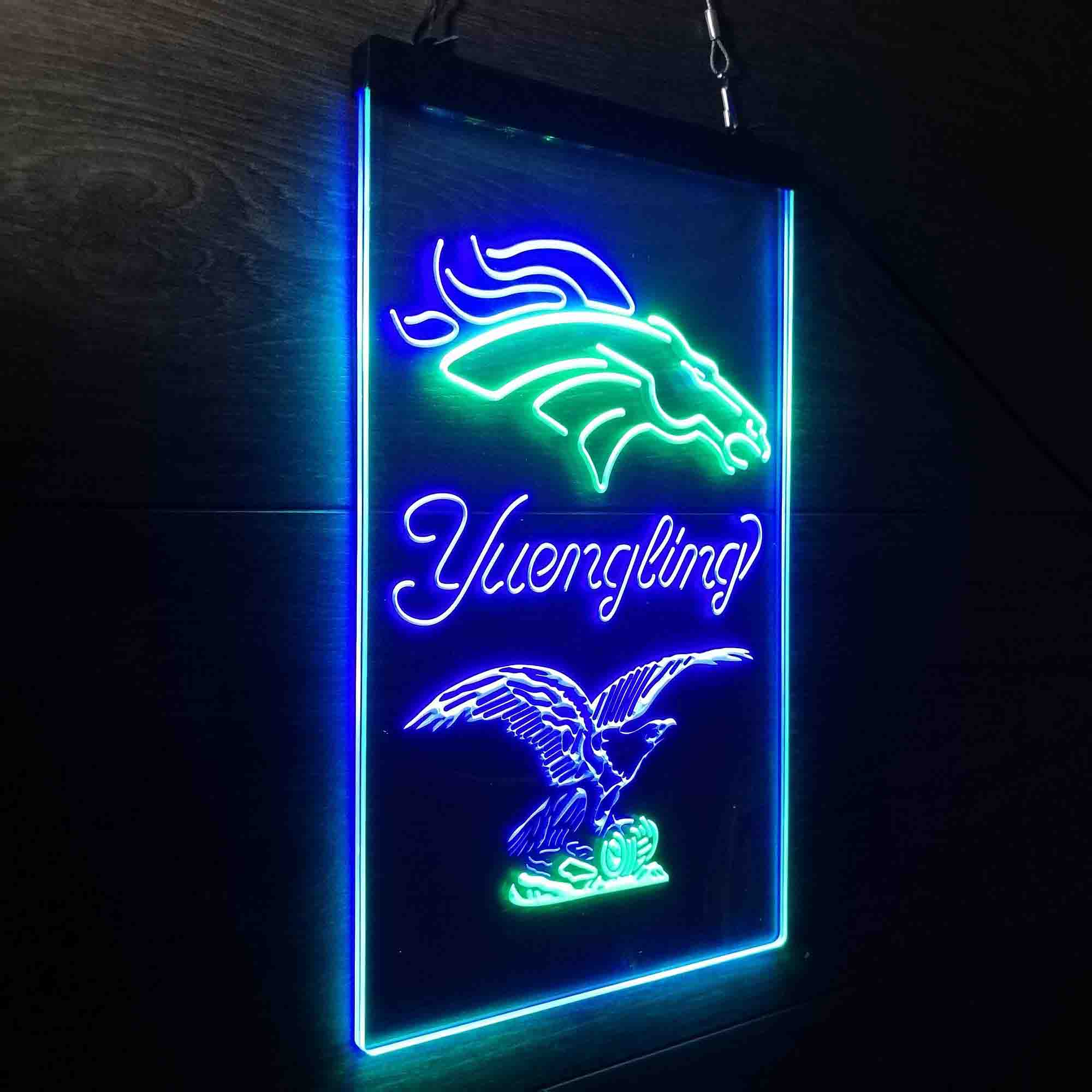 Yuengling Bar Denver Broncos Est. 1960 Neon-Like LED Sign - Image 26