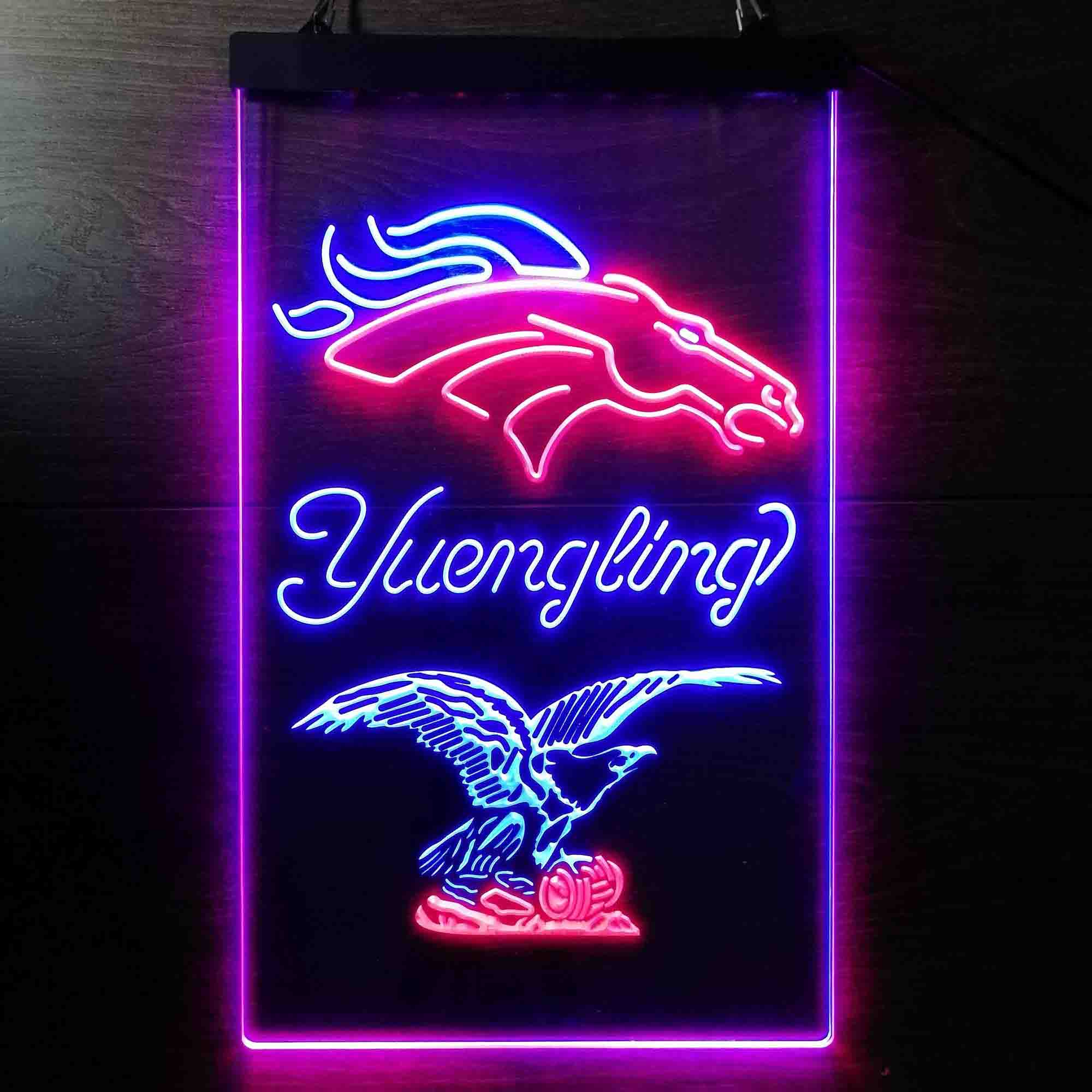 Yuengling Bar Denver Broncos Est. 1960 Neon-Like LED Sign - Image 4