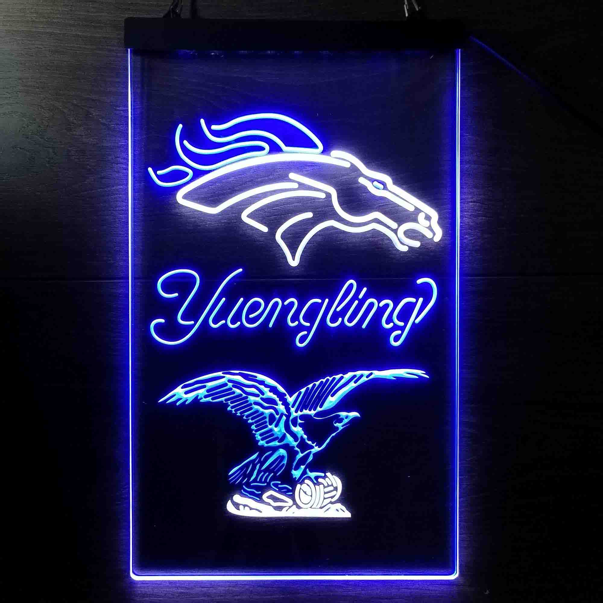 Yuengling Bar Denver Broncos Est. 1960 Neon-Like LED Sign - Image 6