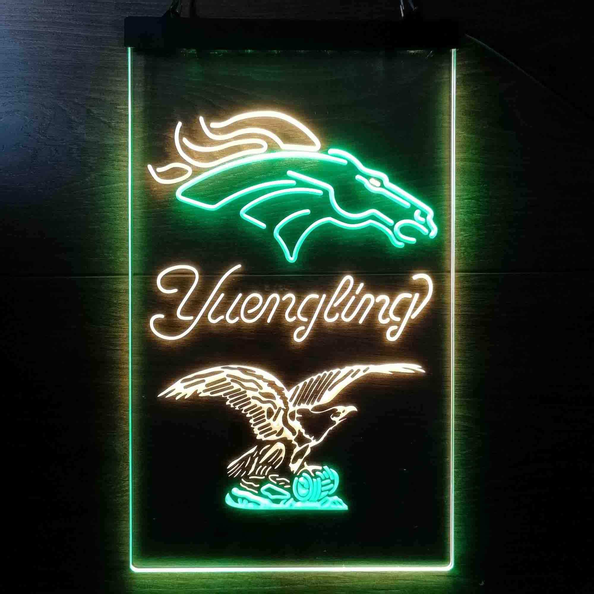 Yuengling Bar Denver Broncos Est. 1960 Neon-Like LED Sign - Image 8