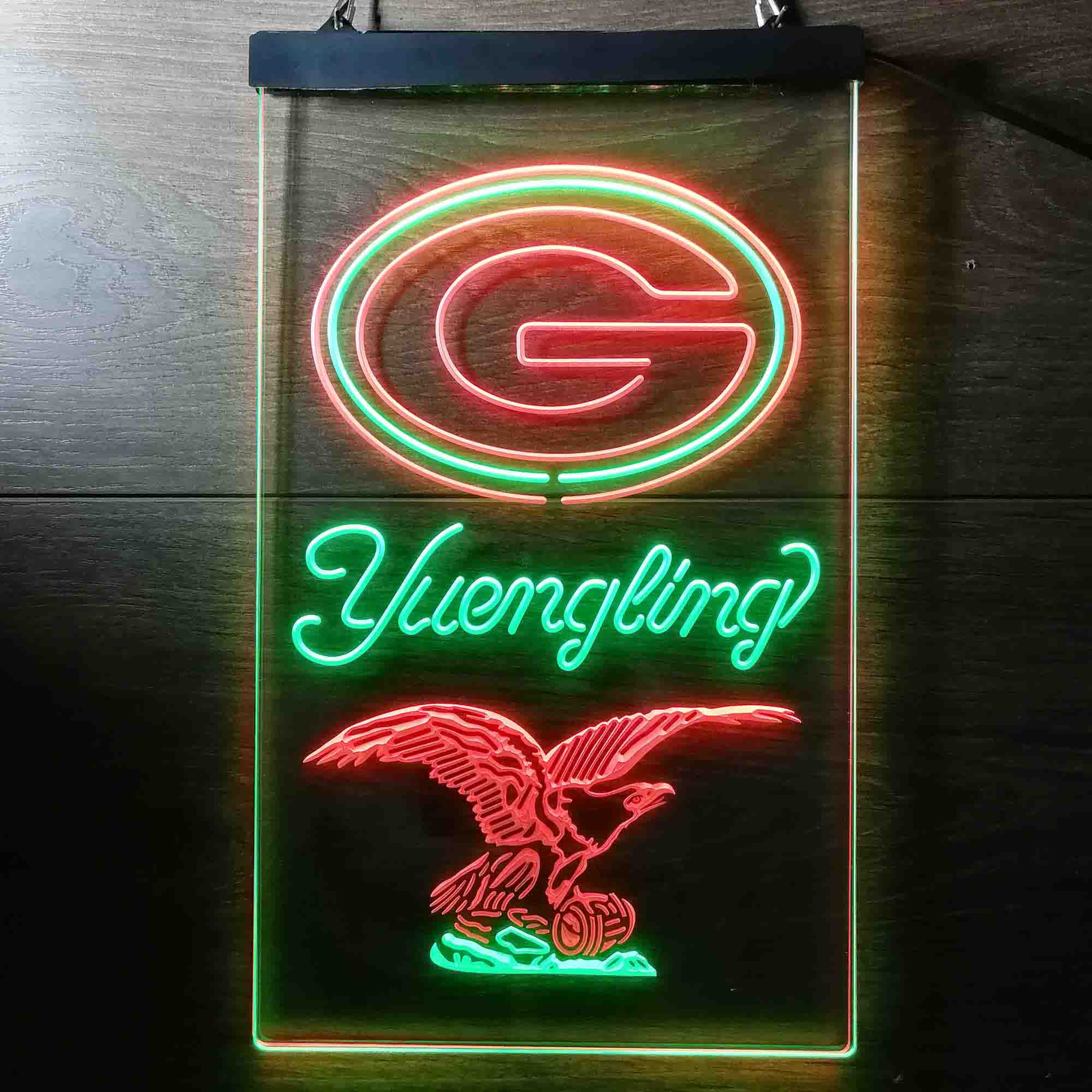 Yuengling Bar Green Bay Packers Est. 1919 Neon-Like LED Sign - Image 12