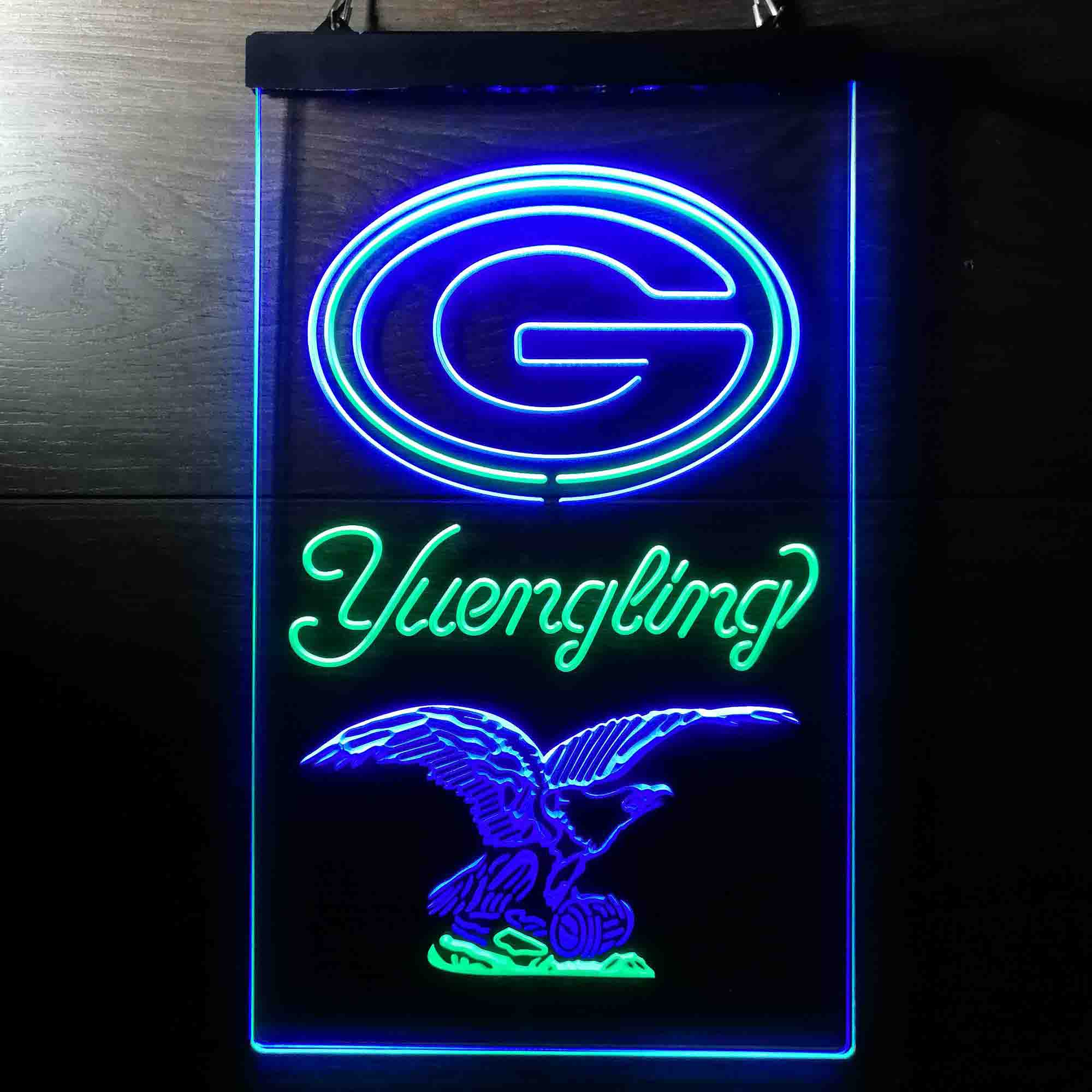 Yuengling Bar Green Bay Packers Est. 1919 Neon-Like LED Sign - Image 3