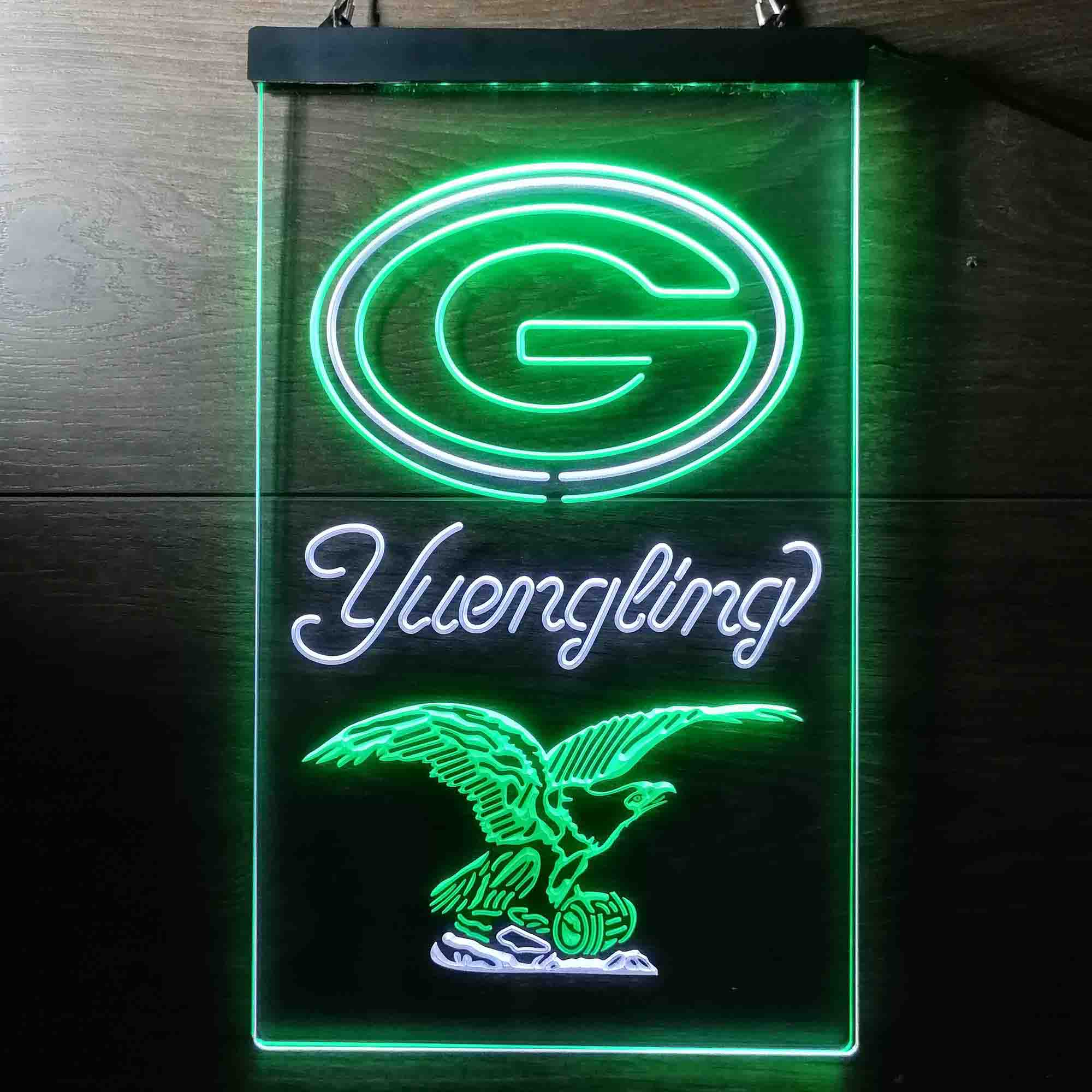 Yuengling Bar Green Bay Packers Est. 1919 Neon-Like LED Sign - Image 6