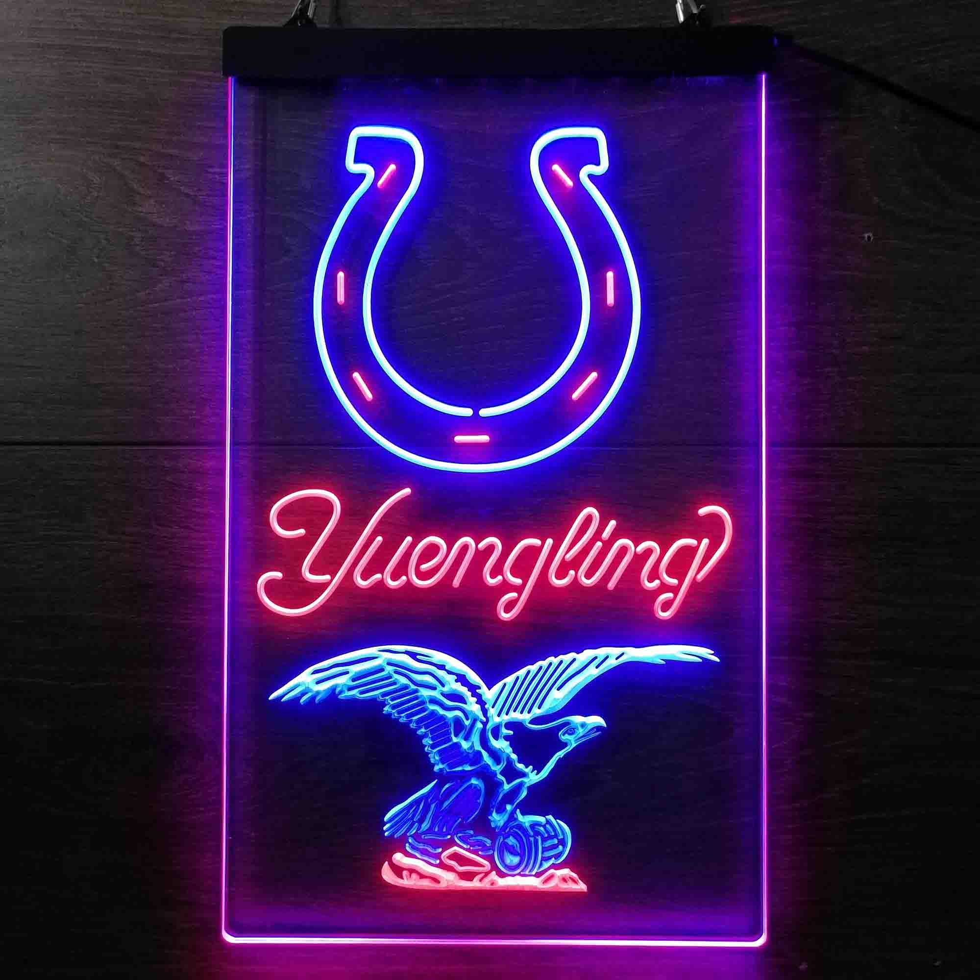 Indianapolis Colts Yuengling Bar LED Neon Sign - Image 3