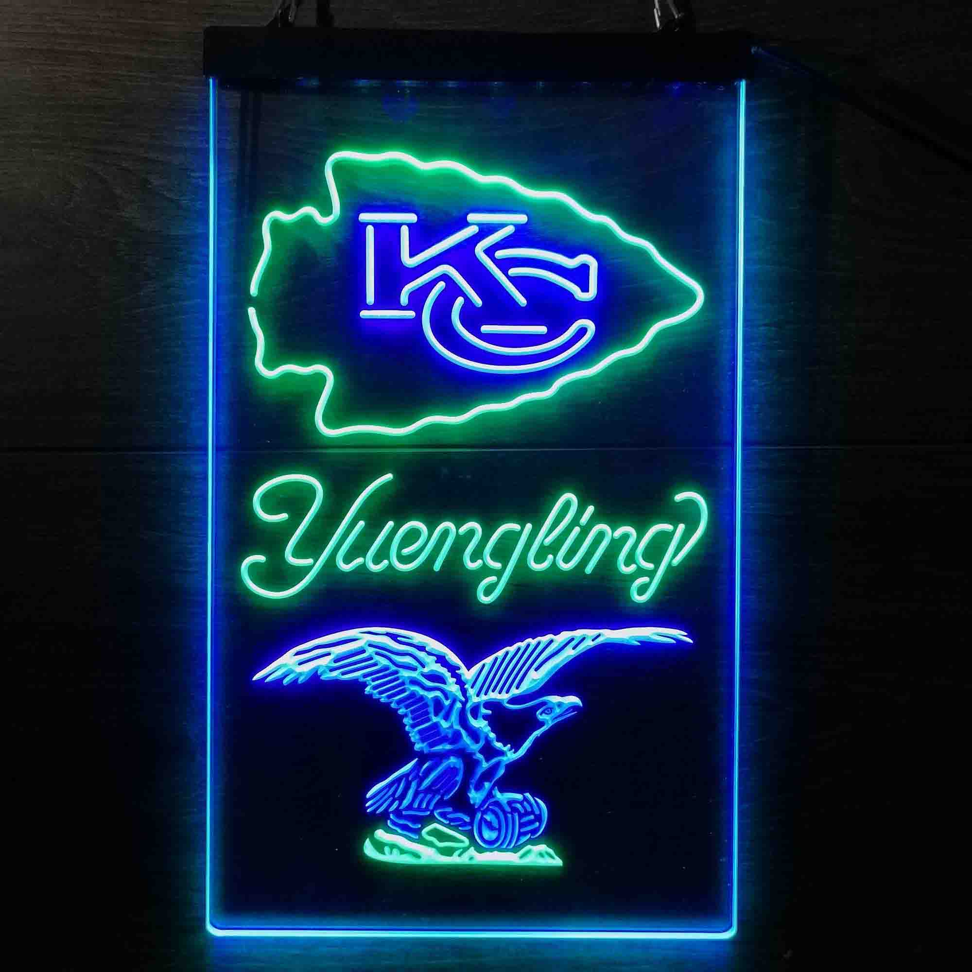 Yuengling Bar Kansas City Chiefs Est. 1960 Neon-Like LED Sign - Image 7