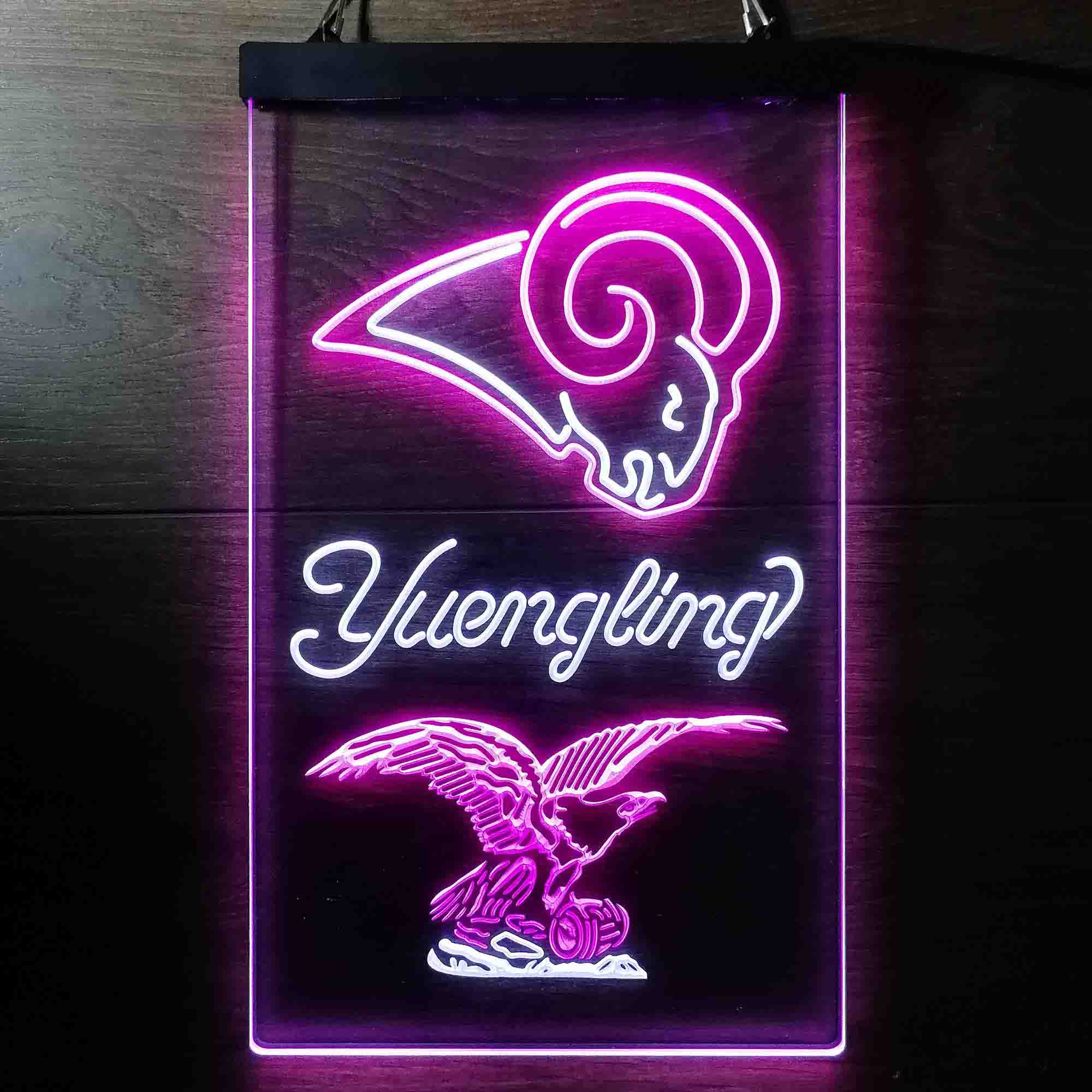 Yuengling Bar Los Angeles Rams Est. 1937 Neon-Like LED Sign - Image 11