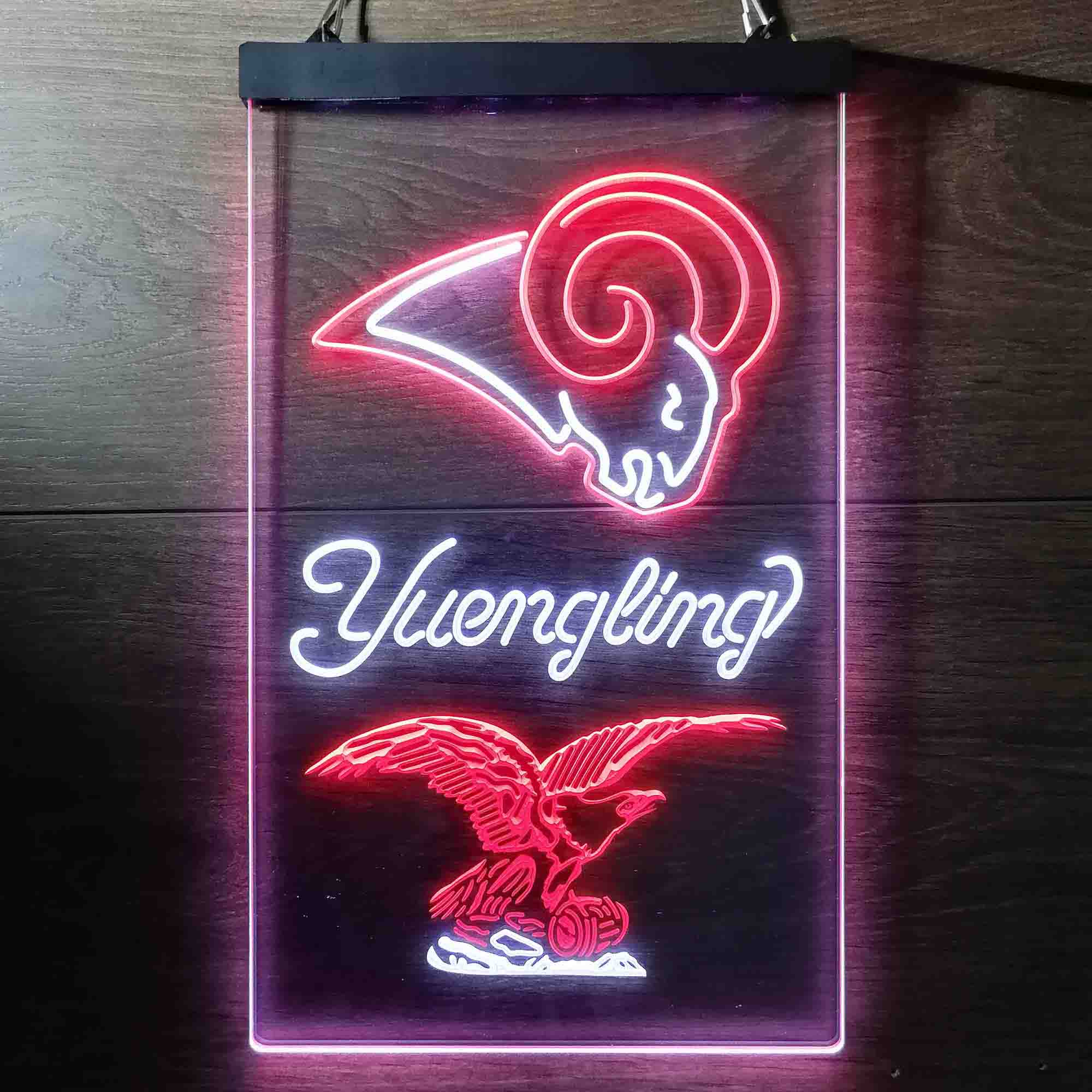 Yuengling Bar Los Angeles Rams Est. 1937 Neon-Like LED Sign - Image 12