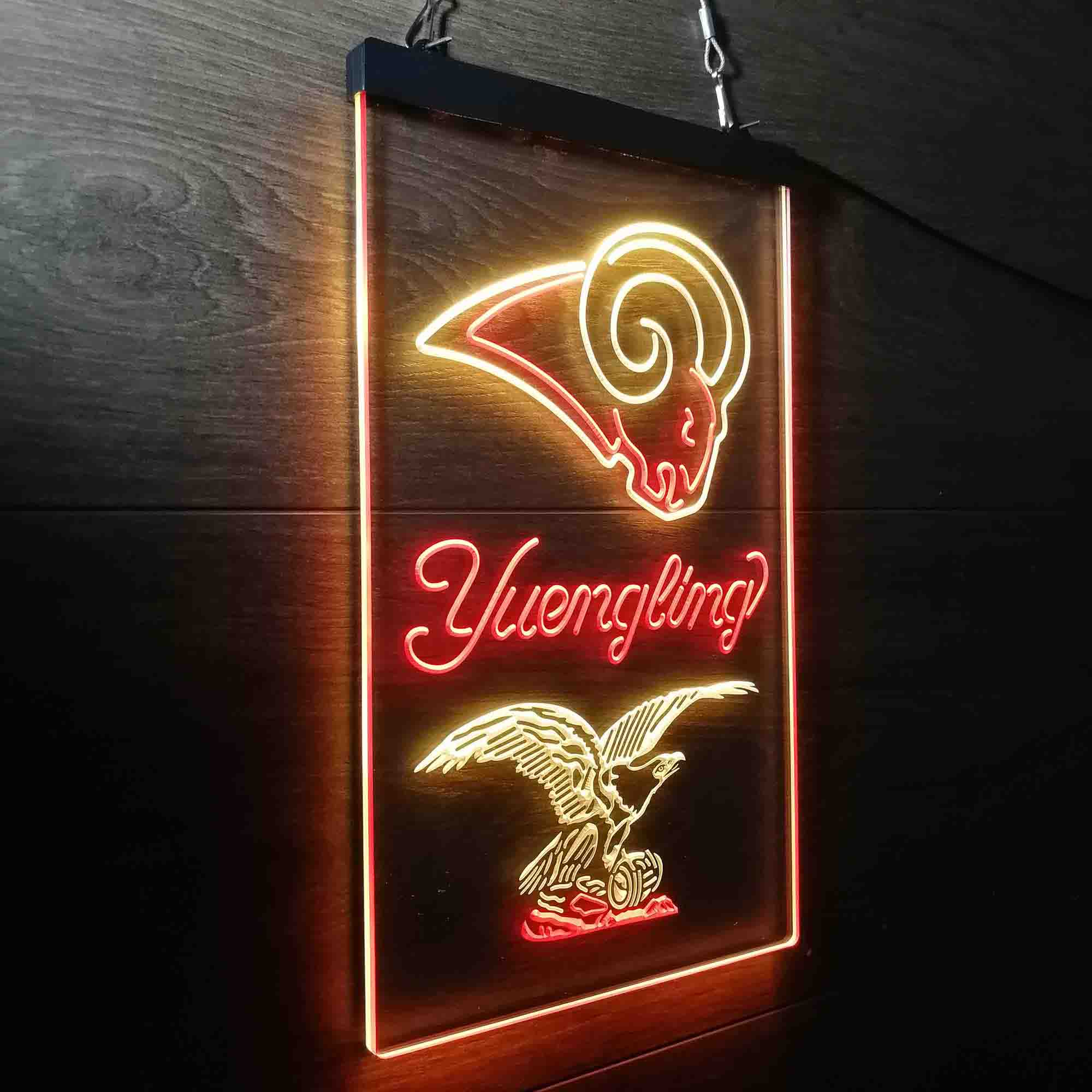 Yuengling Bar Los Angeles Rams Est. 1937 Neon-Like LED Sign - Image 15