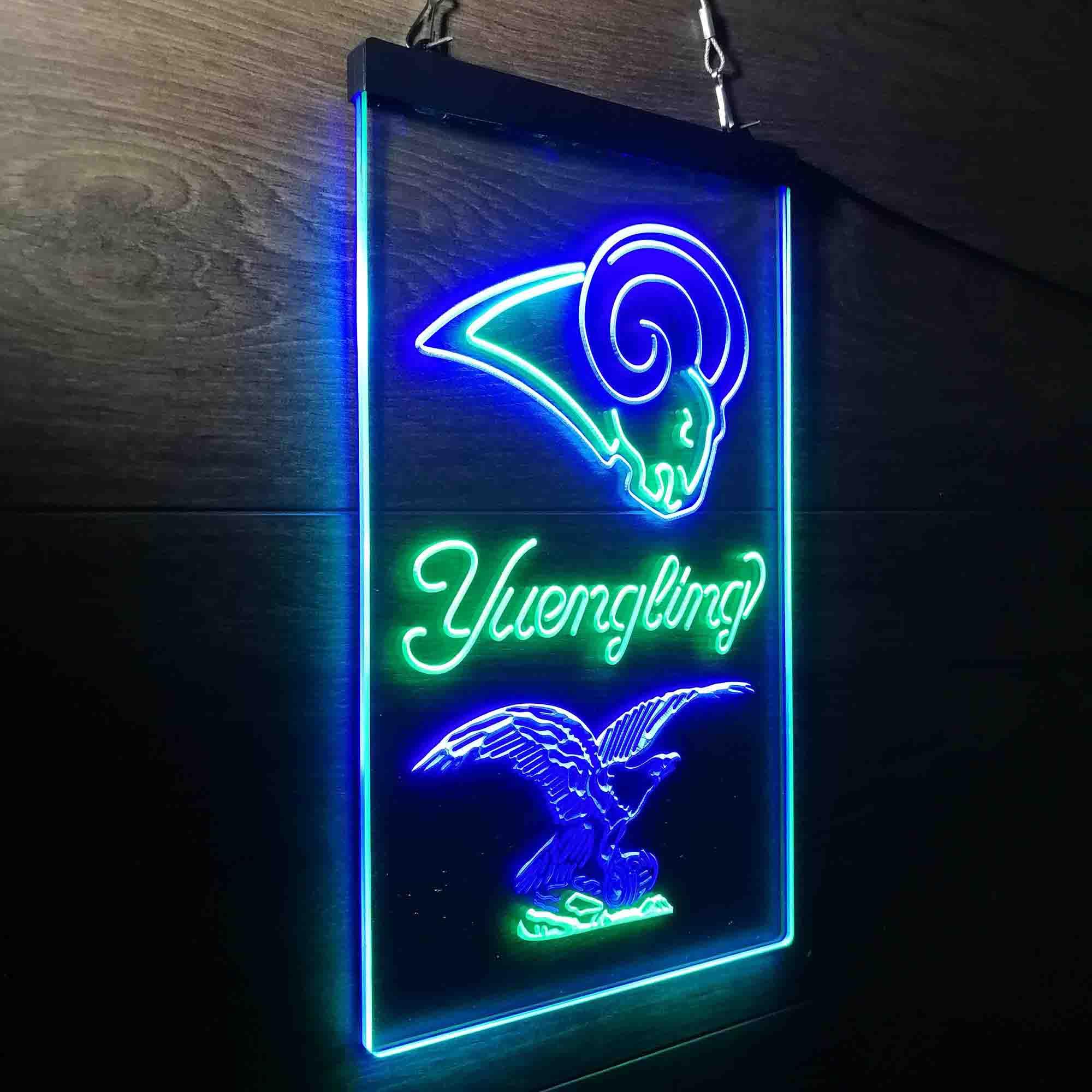 Yuengling Bar Los Angeles Rams Est. 1937 Neon-Like LED Sign - Image 17