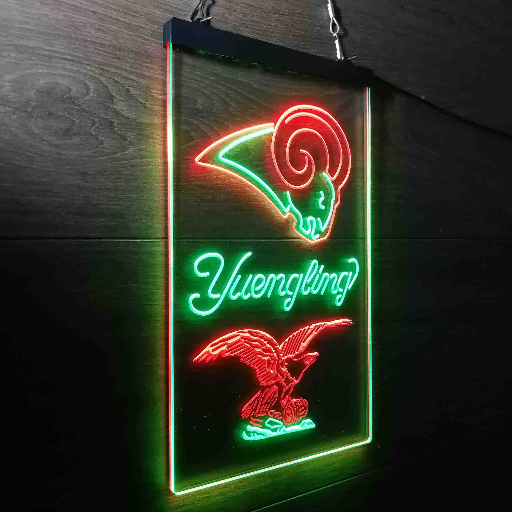 Yuengling Bar Los Angeles Rams Est. 1937 Neon-Like LED Sign - Image 18