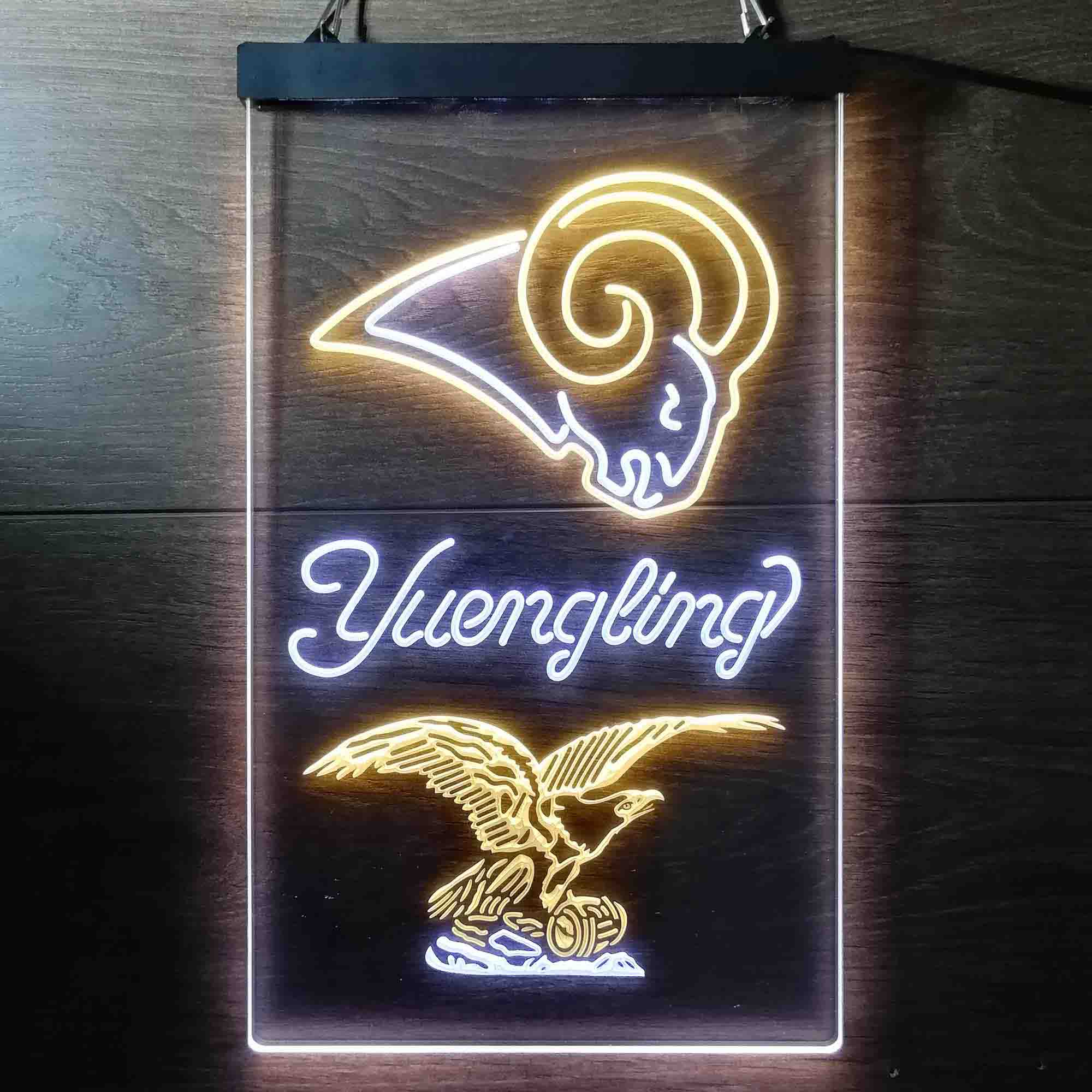 Yuengling Bar Los Angeles Rams Est. 1937 Neon-Like LED Sign - Image 3