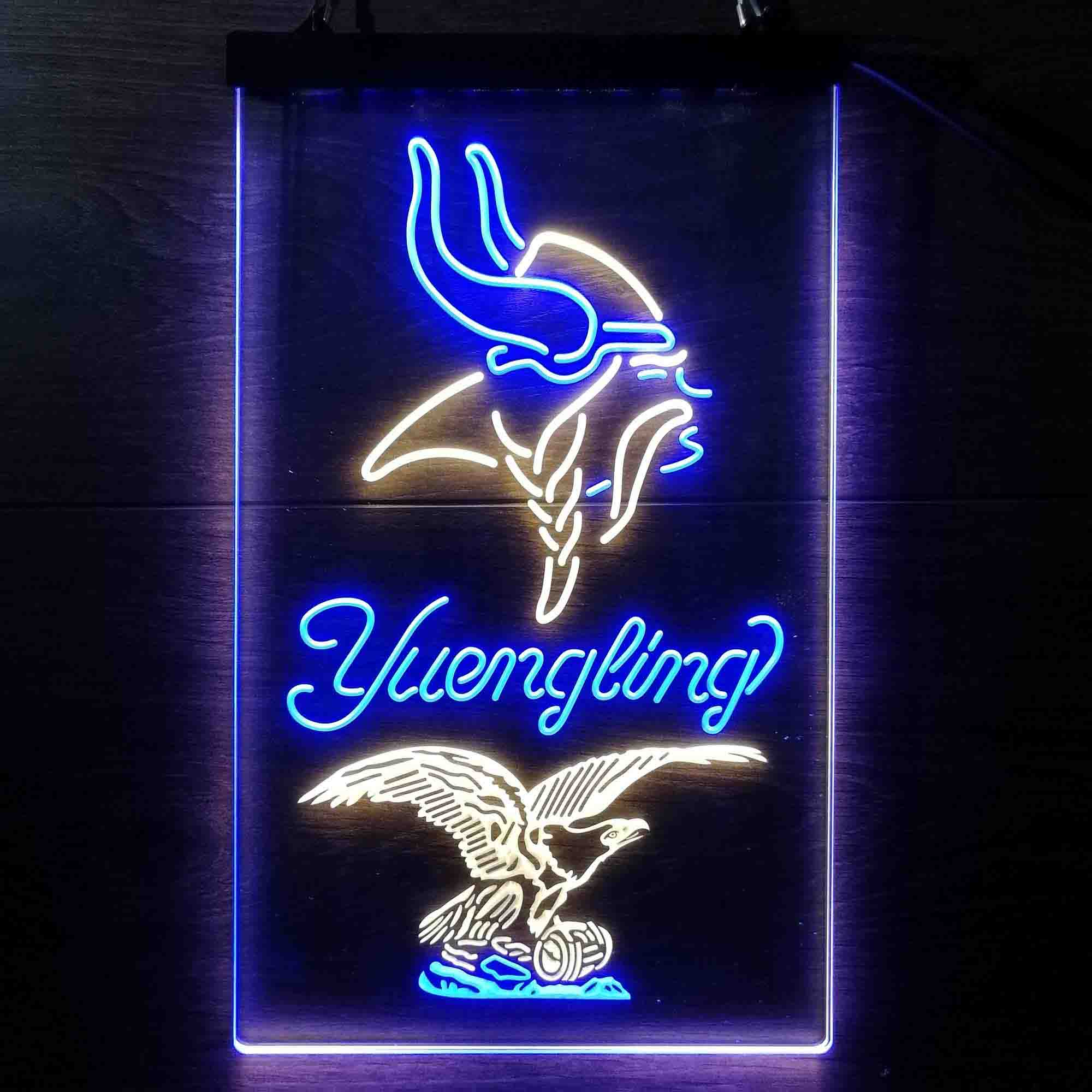 Yuengling Bar Minnesota Vikings Est. 1961 Neon-Like LED Sign - Image 11