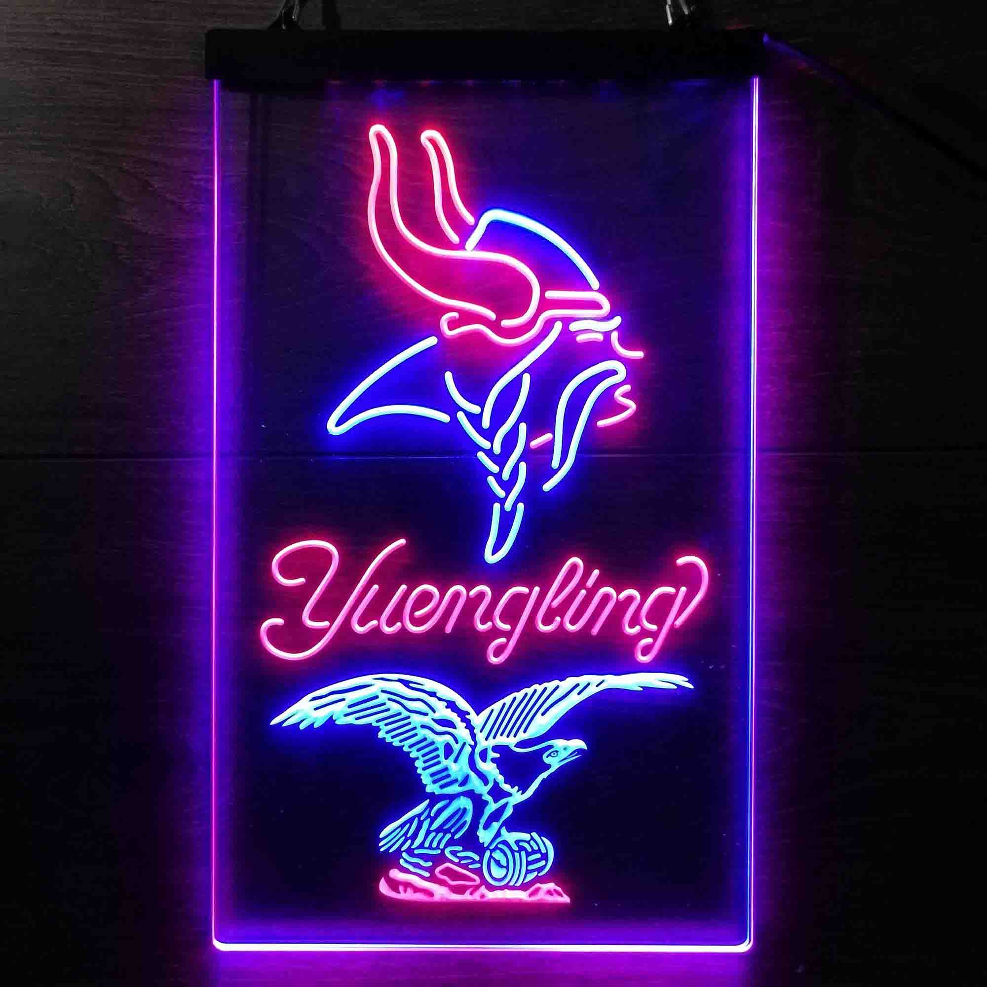 Yuengling Bar Minnesota Vikings Est. 1961 Neon-Like LED Sign - Image 12