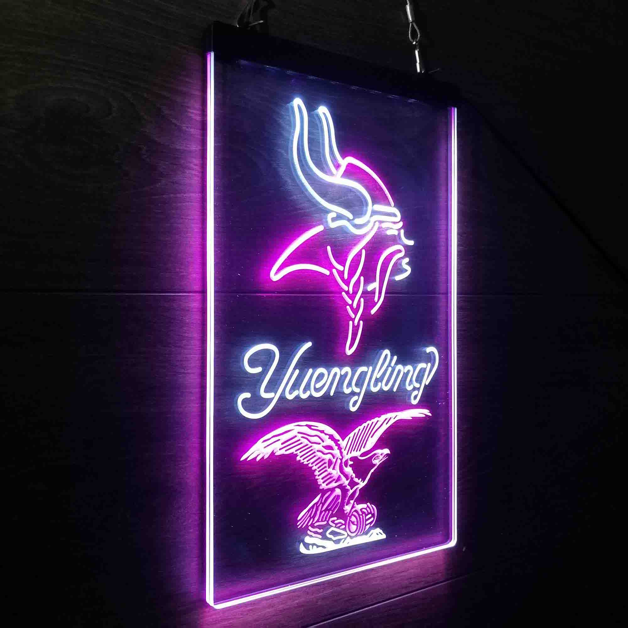Yuengling Bar Minnesota Vikings Est. 1961 Neon-Like LED Sign - Image 23