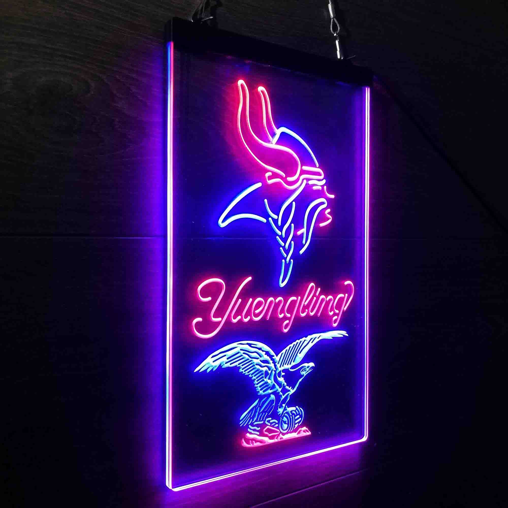 Yuengling Bar Minnesota Vikings Est. 1961 Neon-Like LED Sign - Image 25