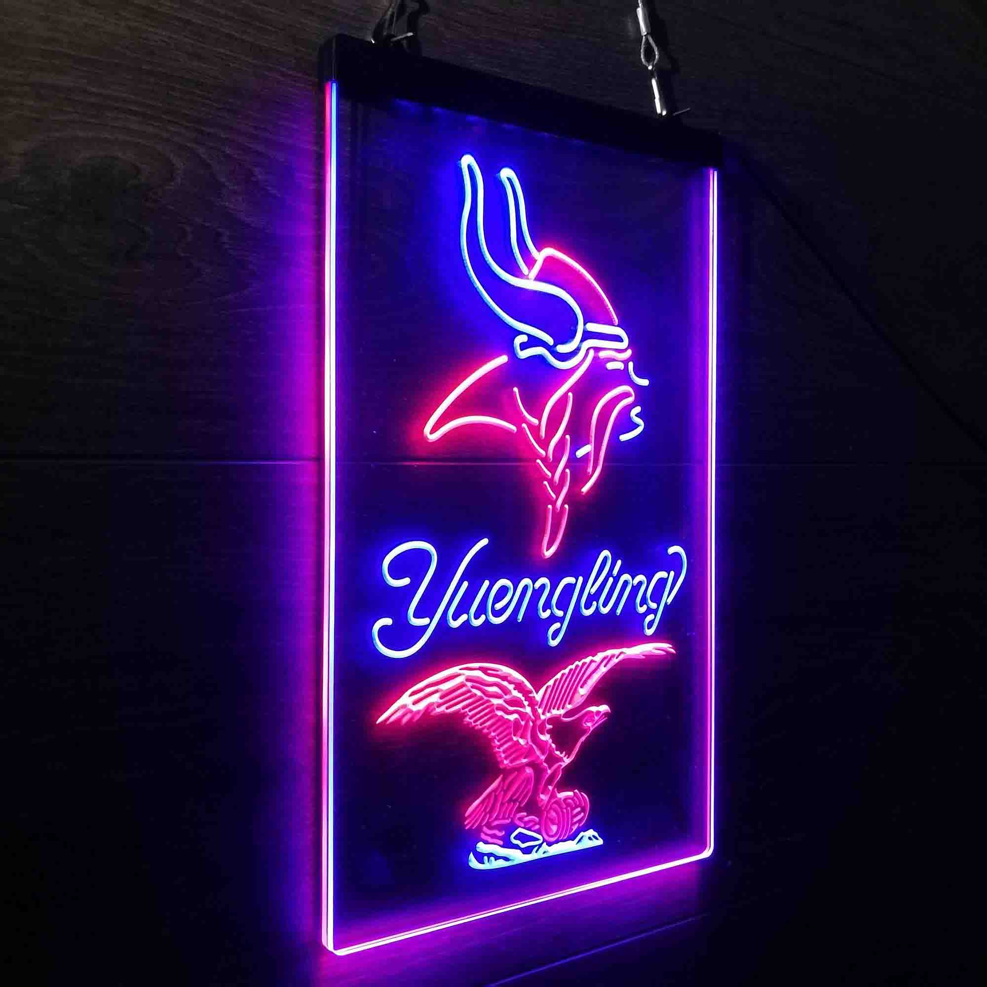 Yuengling Bar Minnesota Vikings Est. 1961 Neon-Like LED Sign - Image 26