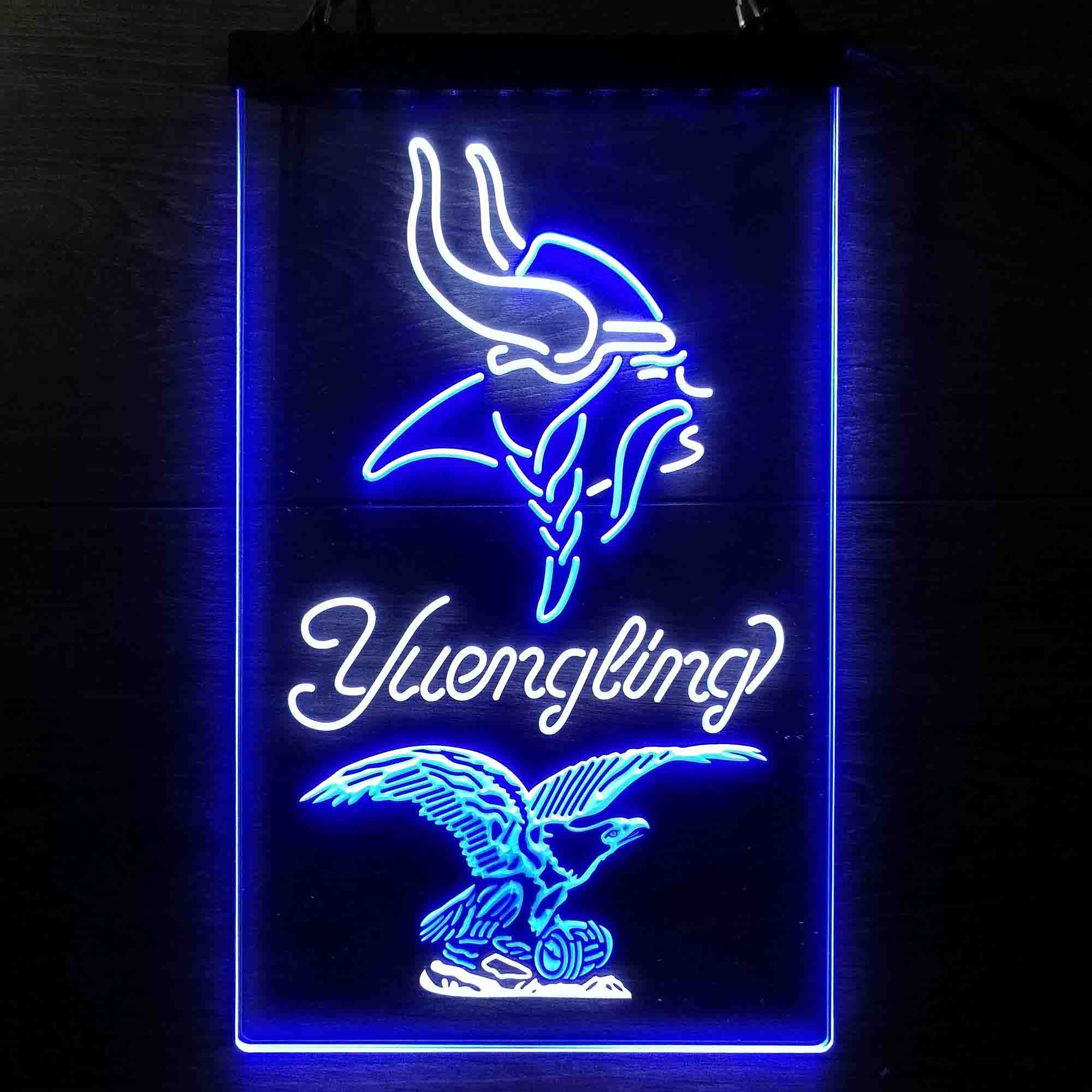 Yuengling Bar Minnesota Vikings Est. 1961 Neon-Like LED Sign - Image 5