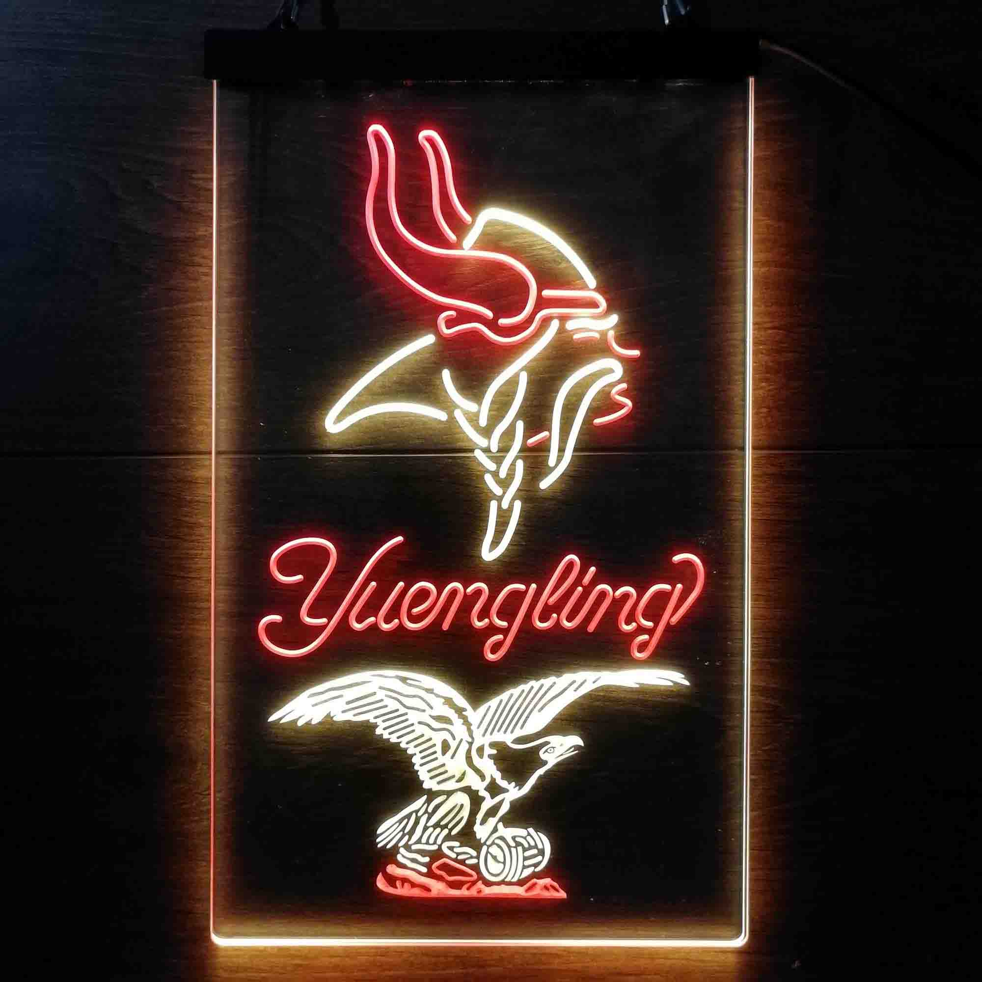 Yuengling Bar Minnesota Vikings Est. 1961 Neon-Like LED Sign - Image 6