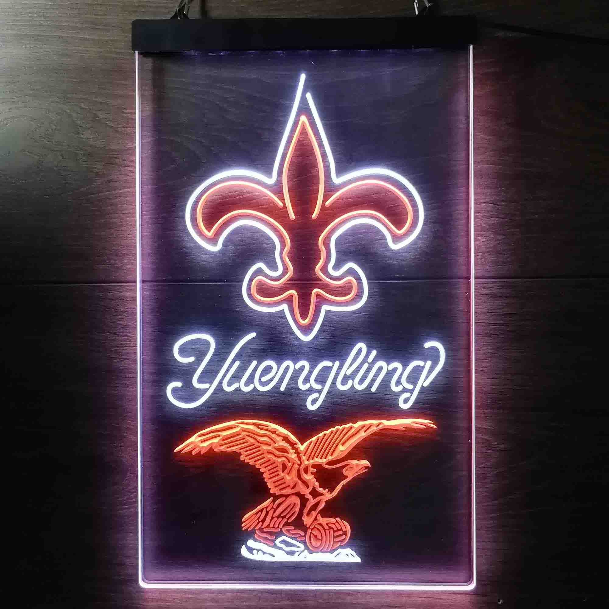 Yuengling Bar New Orleans Saints Est. 1967 Neon-Like LED Sign - Image 6