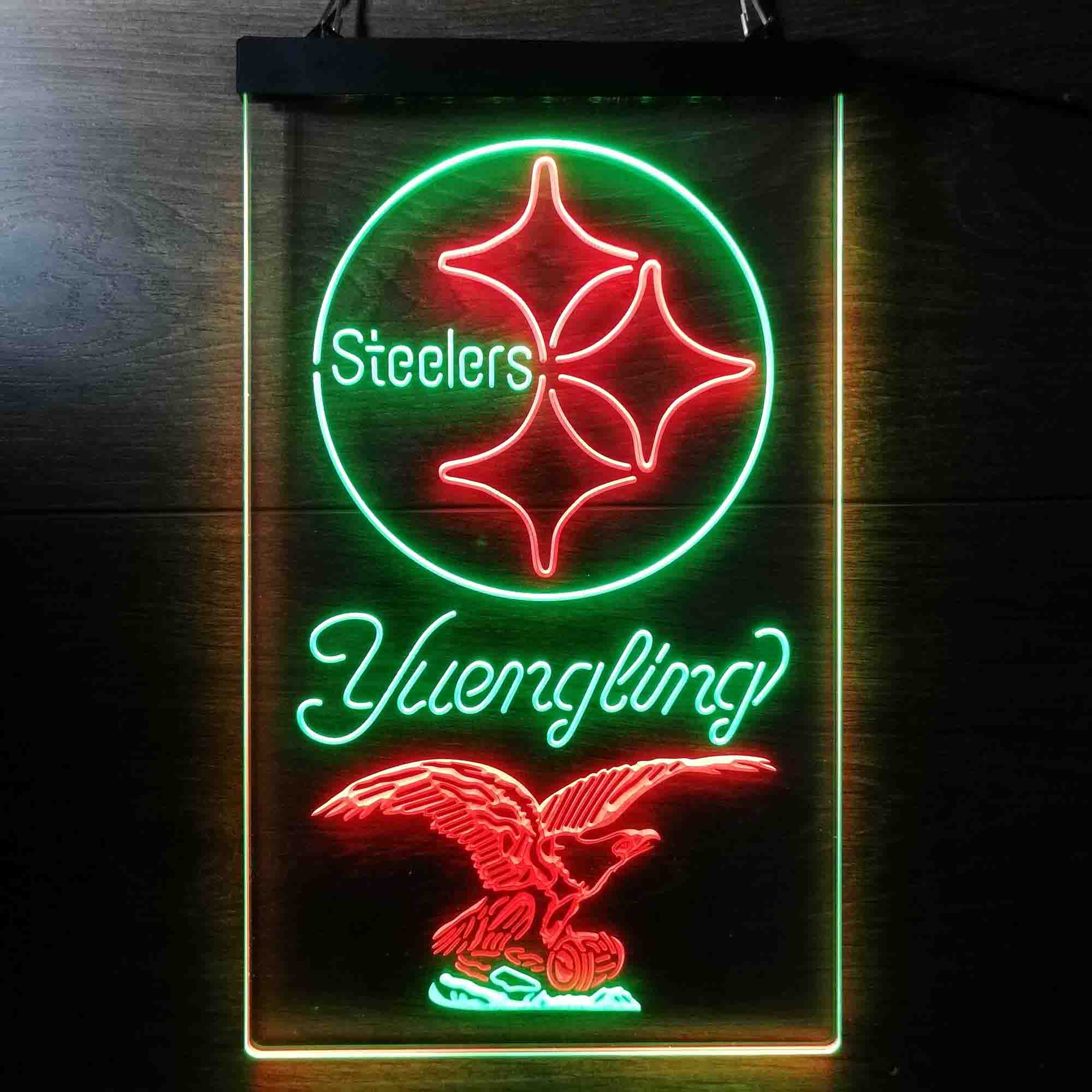 Yuengling Bar Pittsburgh Steelers Est. 1933 Neon-Like LED Sign - Image 10