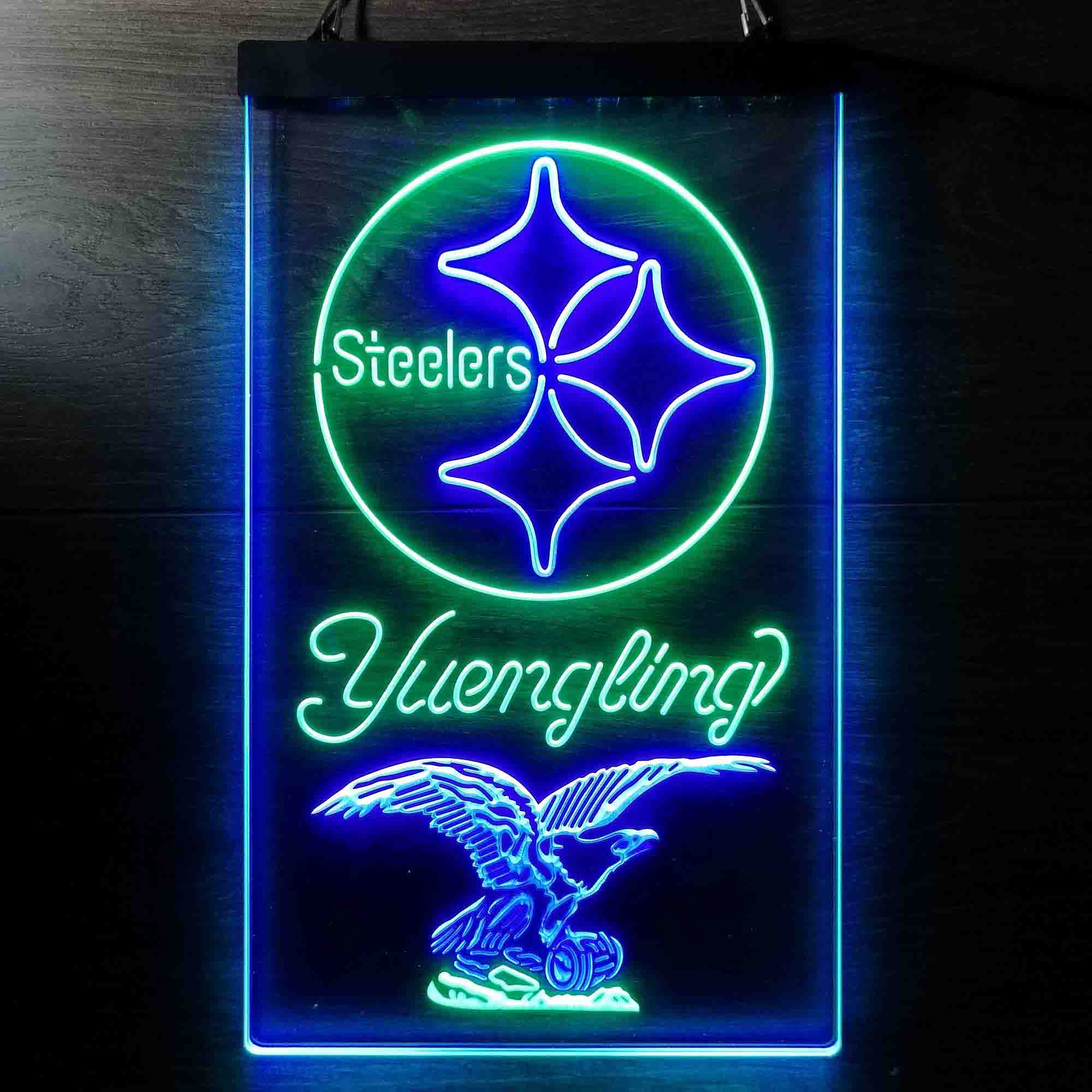 Yuengling Bar Pittsburgh Steelers Est. 1933 Neon-Like LED Sign - Image 11
