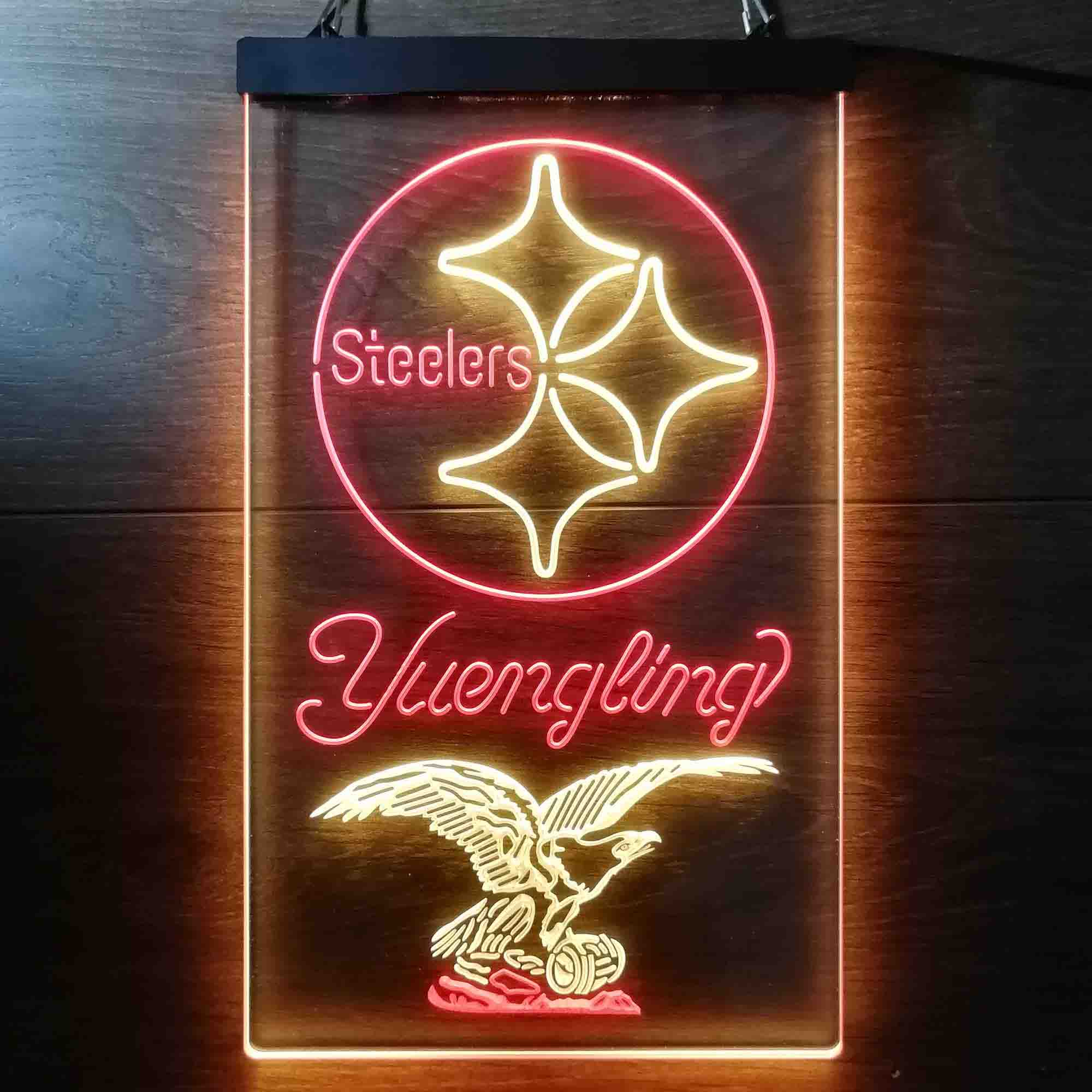 Yuengling Bar Pittsburgh Steelers Est. 1933 Neon-Like LED Sign - Image 12