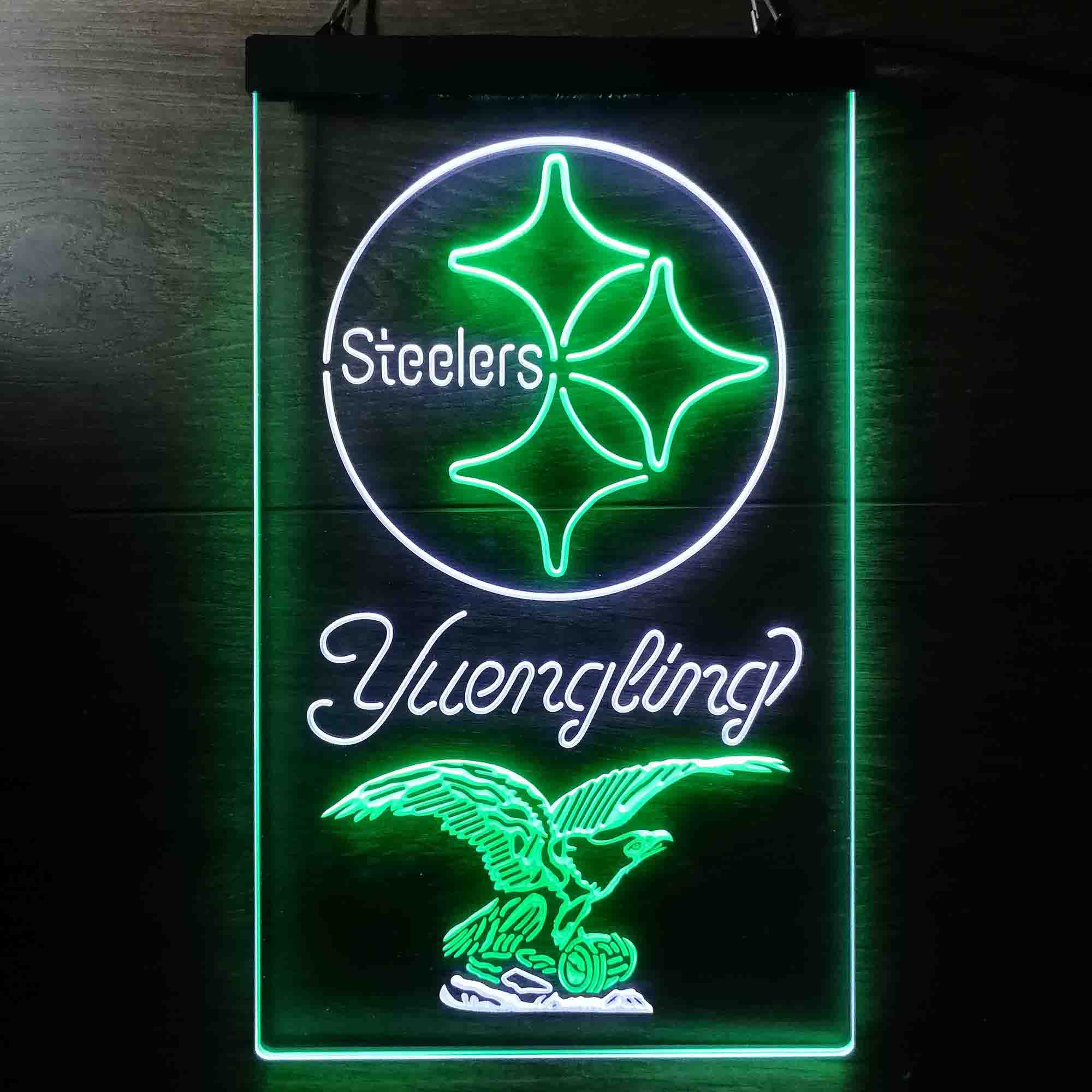 Yuengling Bar Pittsburgh Steelers Est. 1933 Neon-Like LED Sign - Image 13