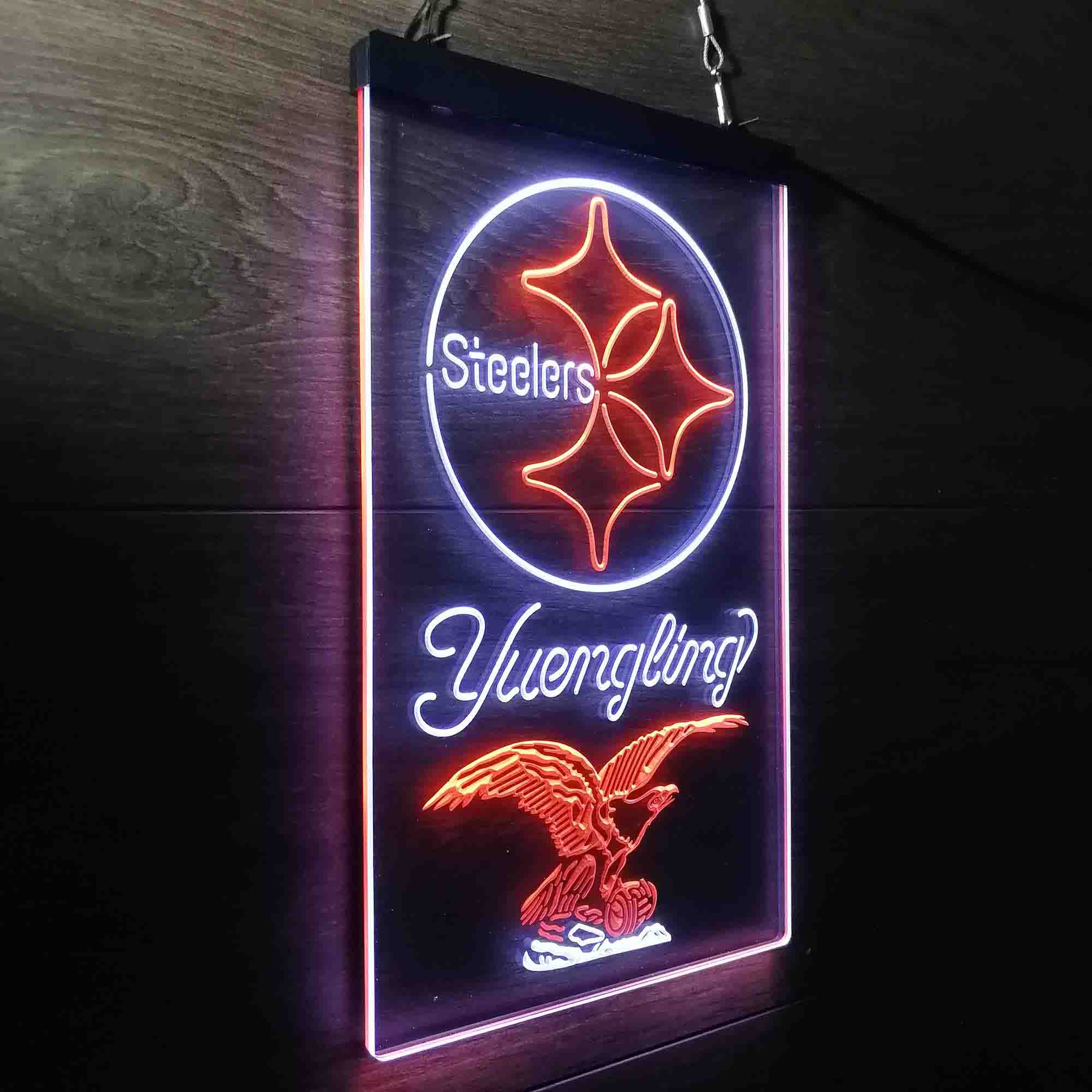 Yuengling Bar Pittsburgh Steelers Est. 1933 Neon-Like LED Sign - Image 14