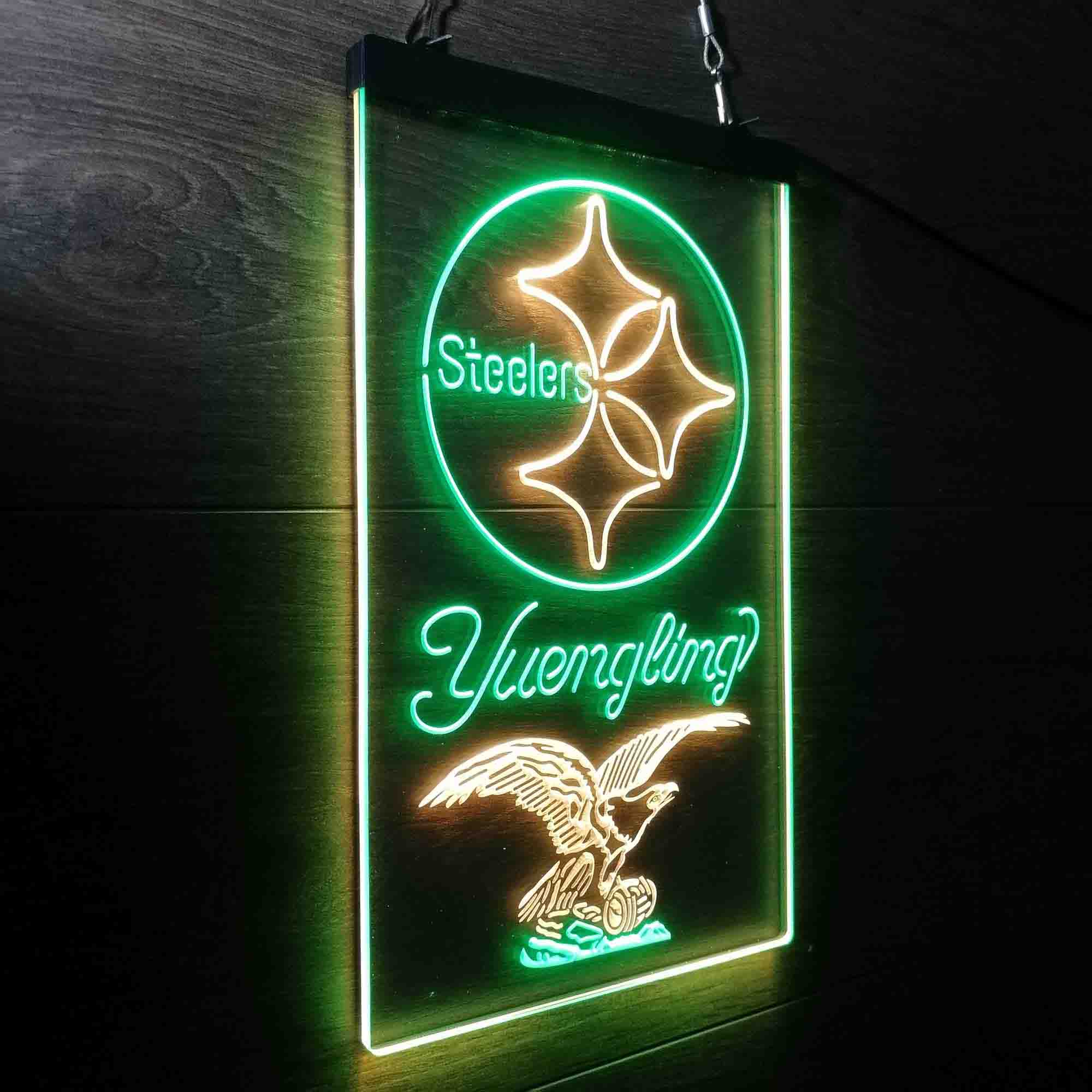 Yuengling Bar Pittsburgh Steelers Est. 1933 Neon-Like LED Sign - Image 15
