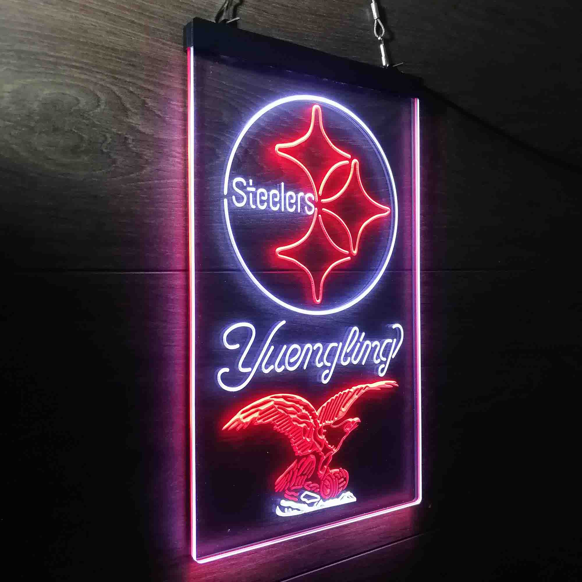 Yuengling Bar Pittsburgh Steelers Est. 1933 Neon-Like LED Sign - Image 16