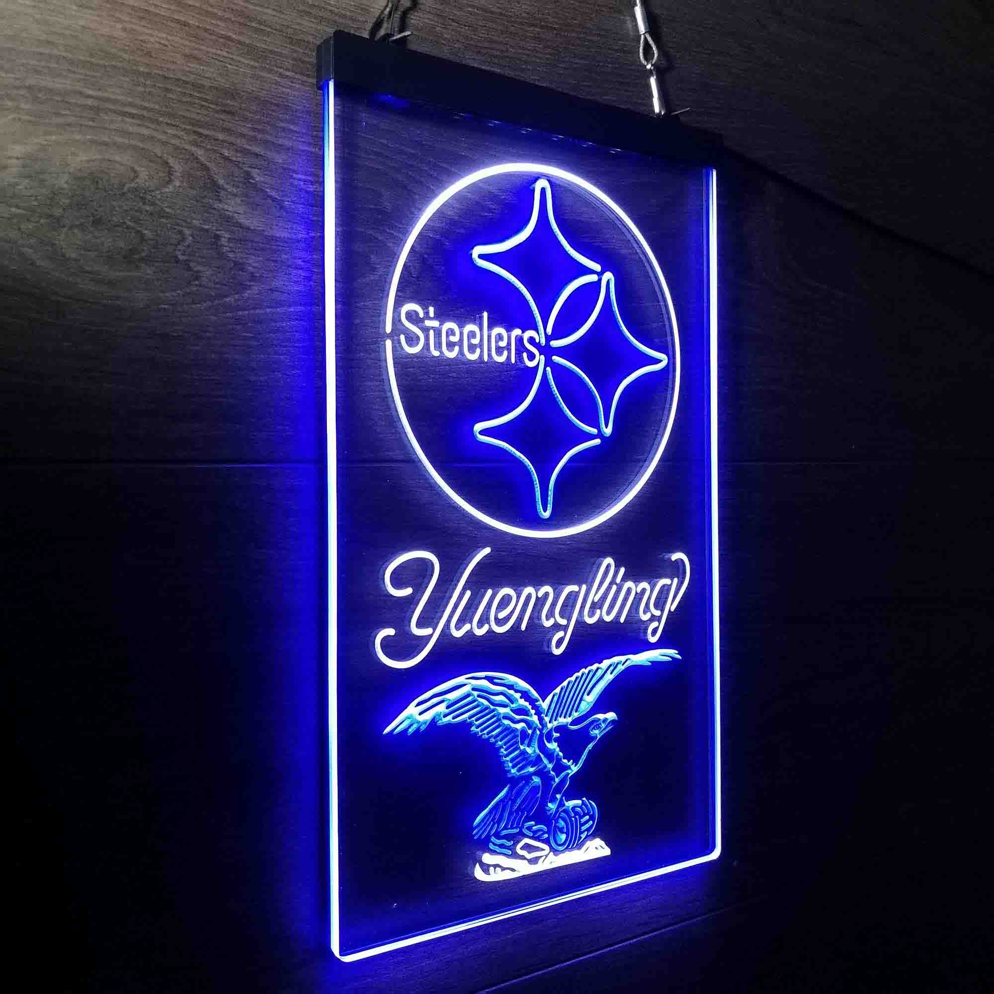 Yuengling Bar Pittsburgh Steelers Est. 1933 Neon-Like LED Sign - Image 17