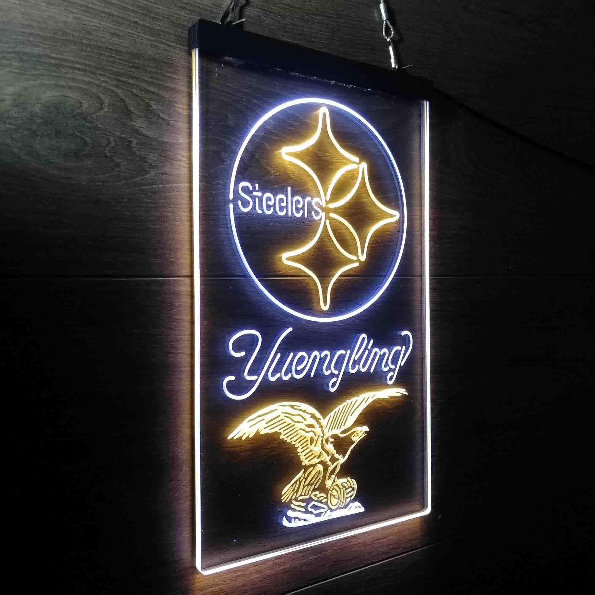 Yuengling Bar Pittsburgh Steelers Est. 1933 Neon-Like LED Sign - Image 18