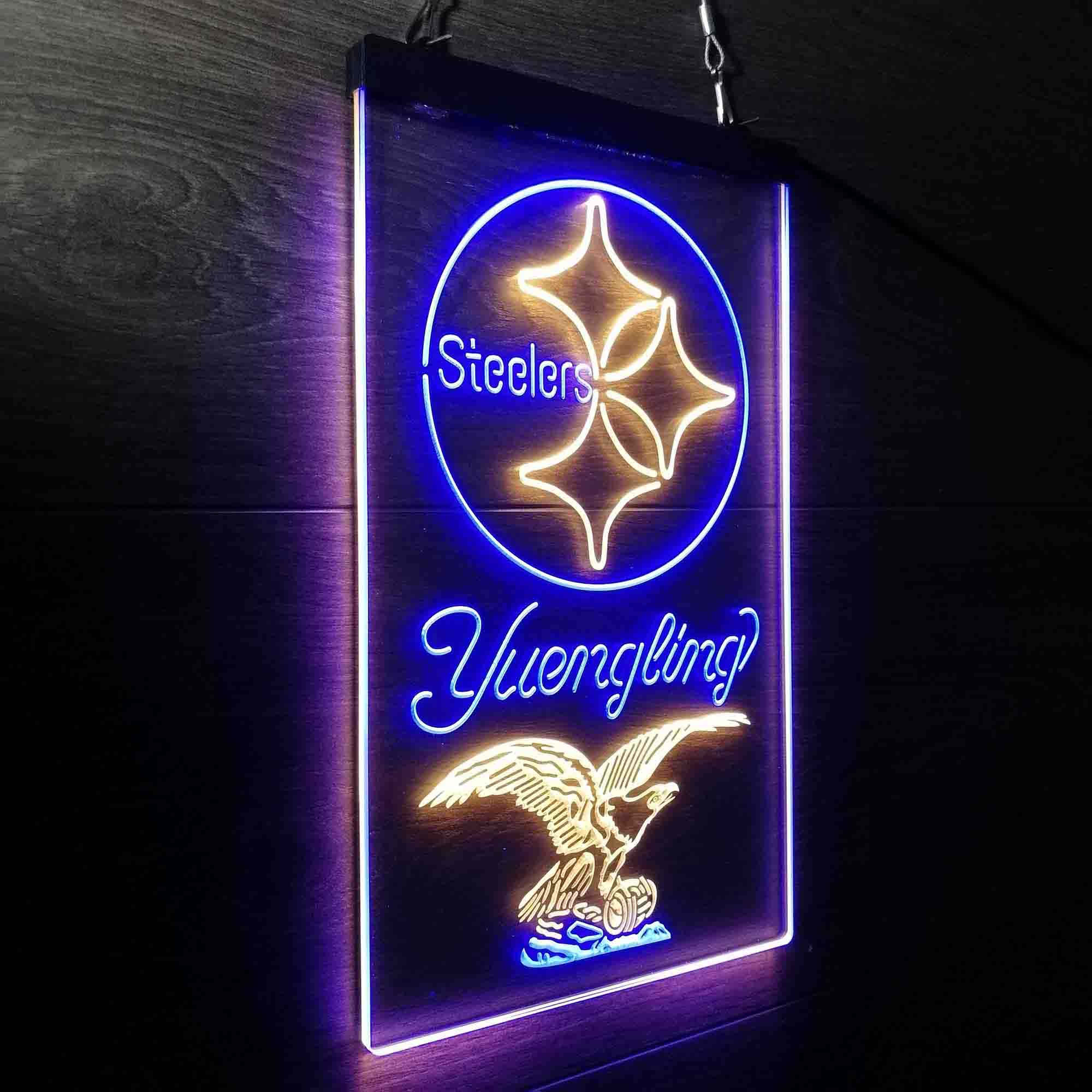 Yuengling Bar Pittsburgh Steelers Est. 1933 Neon-Like LED Sign - Image 19