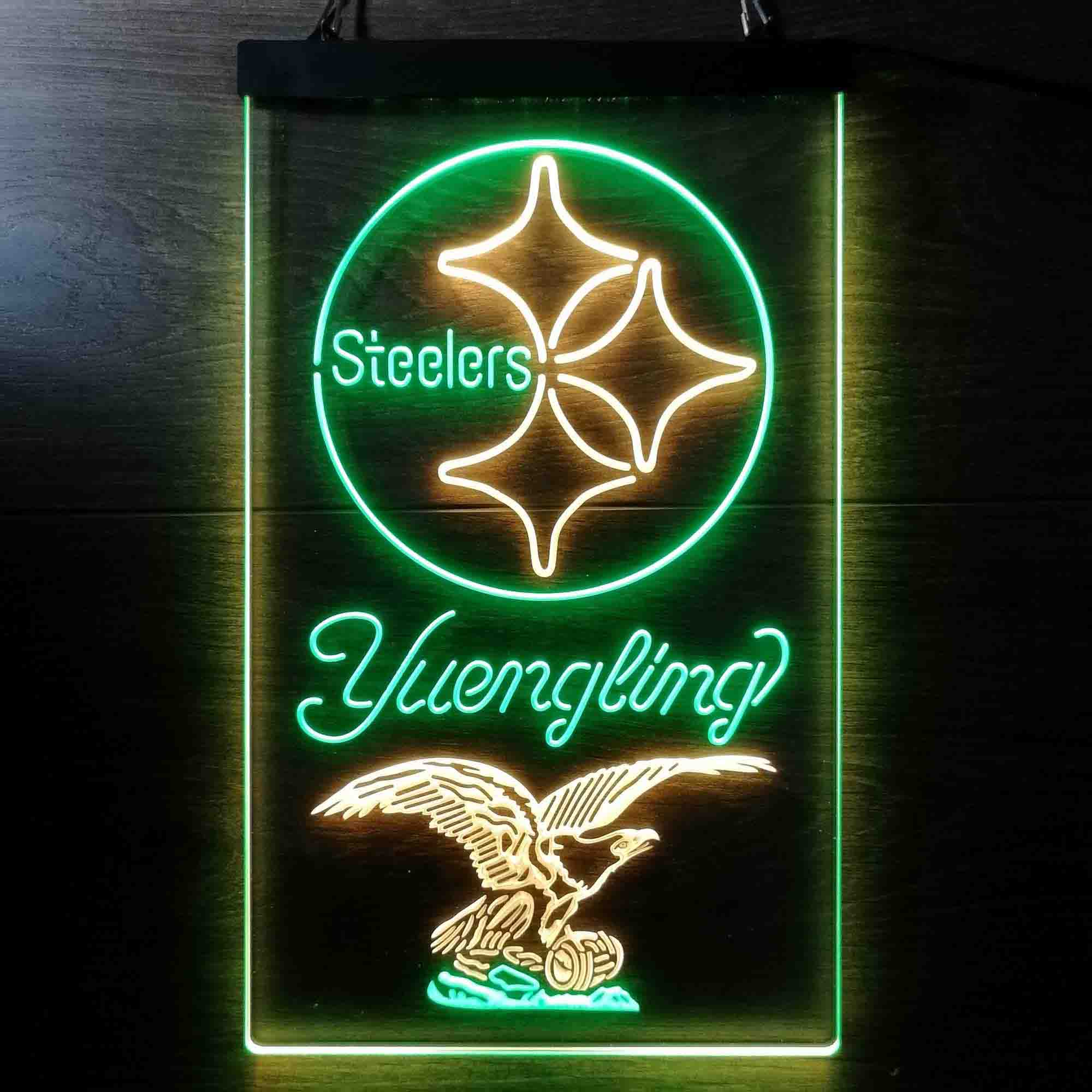 Yuengling Bar Pittsburgh Steelers Est. 1933 Neon-Like LED Sign - Image 2