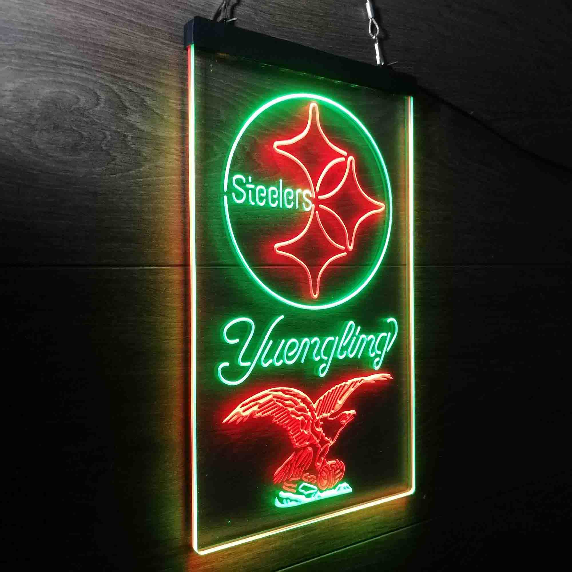 Yuengling Bar Pittsburgh Steelers Est. 1933 Neon-Like LED Sign - Image 23