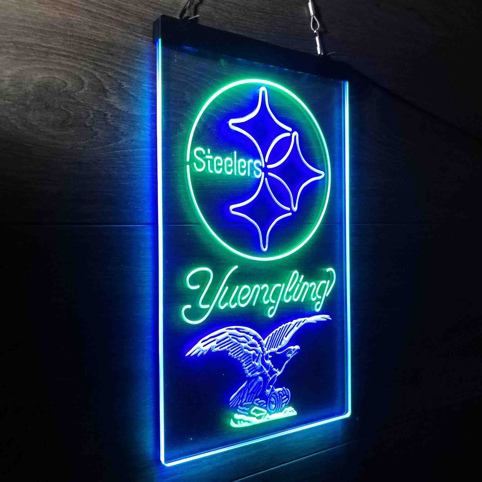 Yuengling Bar Pittsburgh Steelers Est. 1933 Neon-Like LED Sign - Image 24