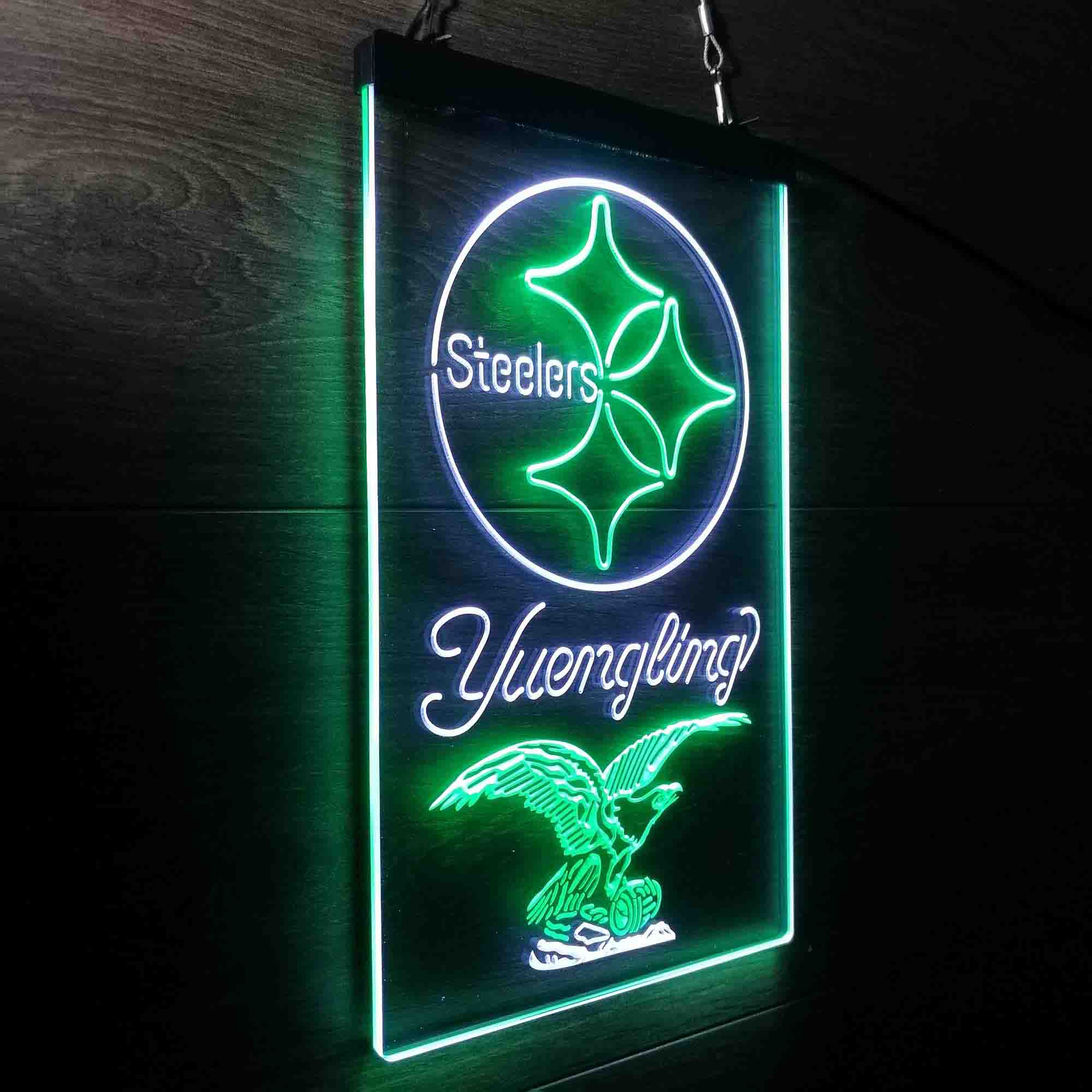 Yuengling Bar Pittsburgh Steelers Est. 1933 Neon-Like LED Sign - Image 26