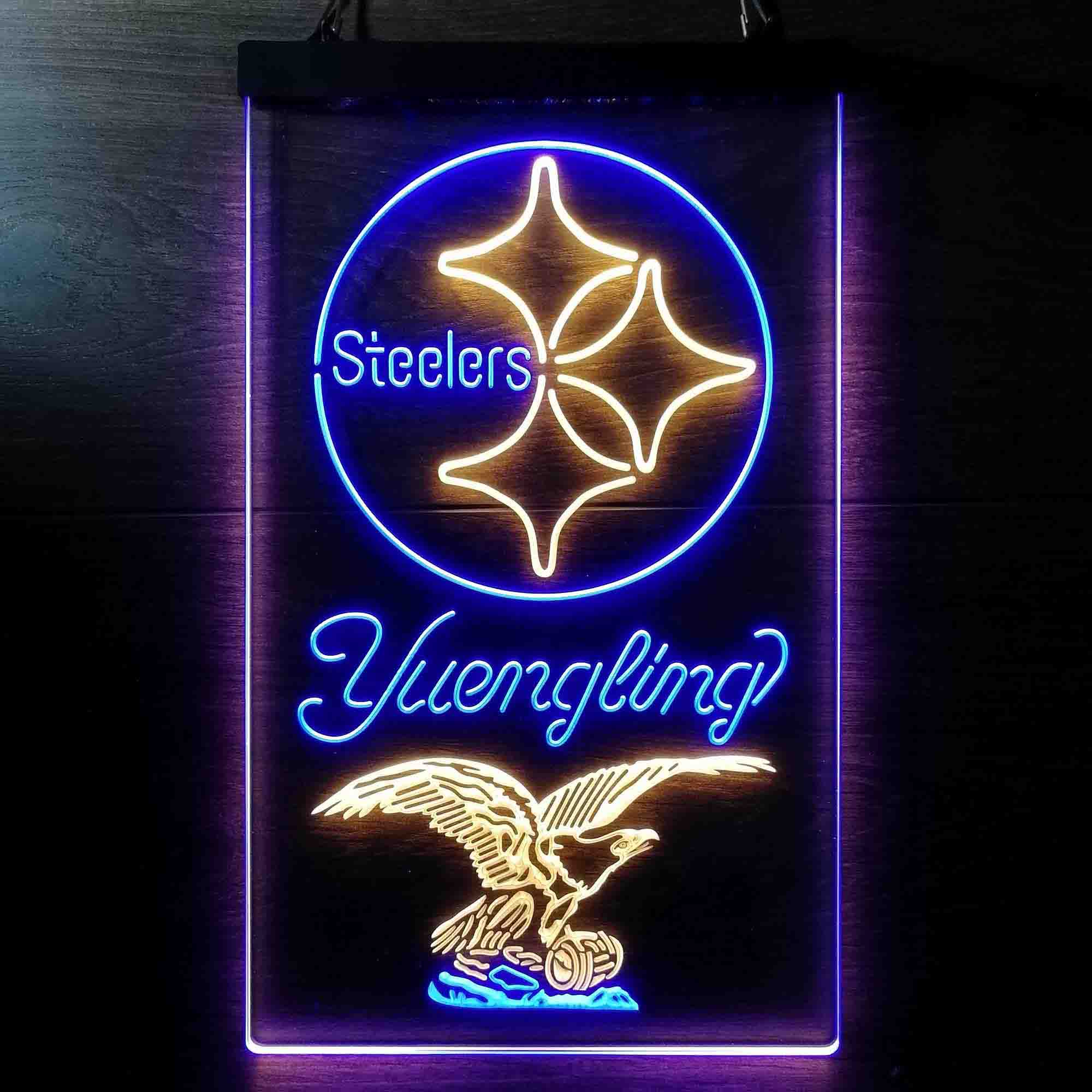 Yuengling Bar Pittsburgh Steelers Est. 1933 Neon-Like LED Sign - Image 6