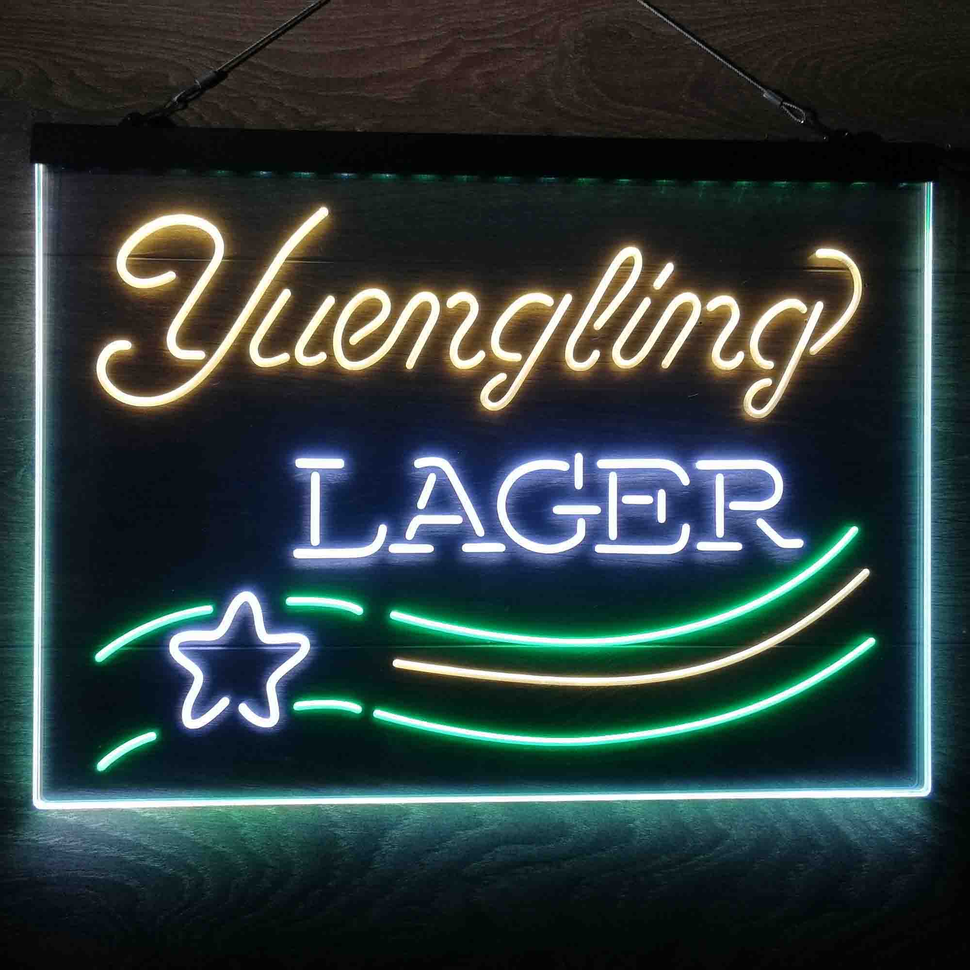 Yuengling Beer Larger Bar Neon 3-Color LED Sign