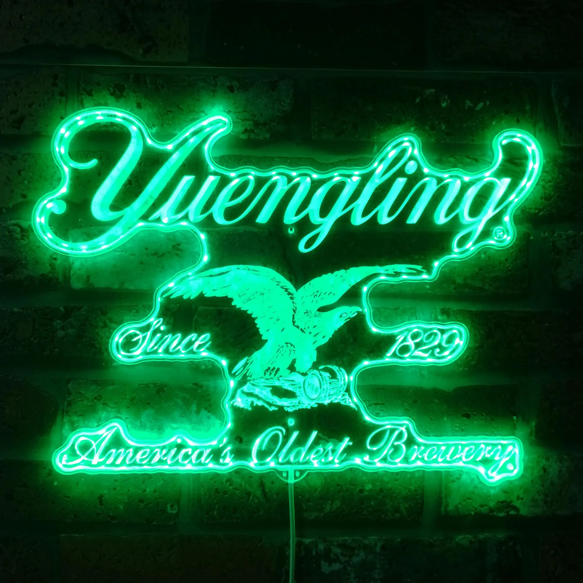 Yuengling Neon LED Sign with Dynamic RGB Colors - Image 6