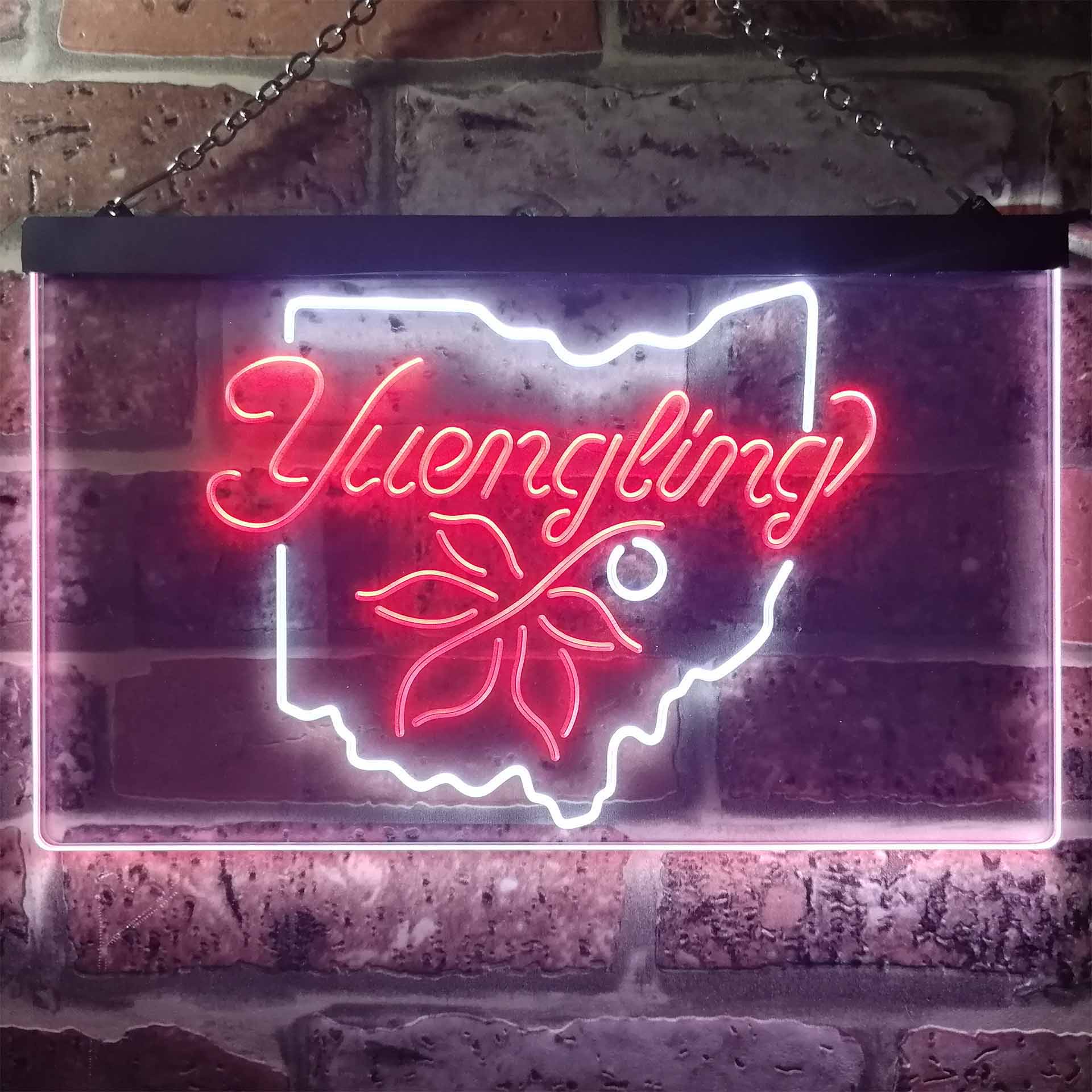 Yuengling Ohio State Buckeye Breiter Beer Home Bar Neon Light LED Sign - Image 13