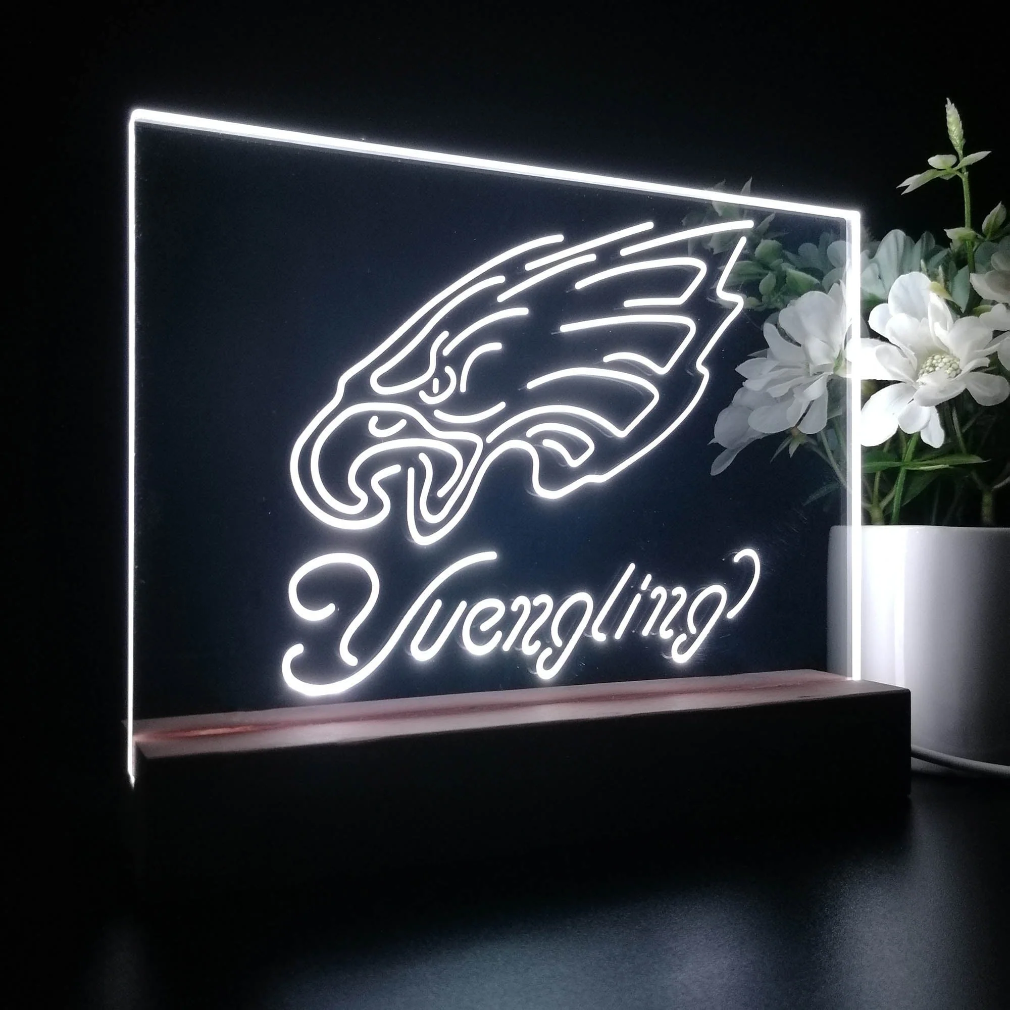 Yuengling Philadelphia Eagle 3D Illusion Night Light Desk Lamp - Image 7