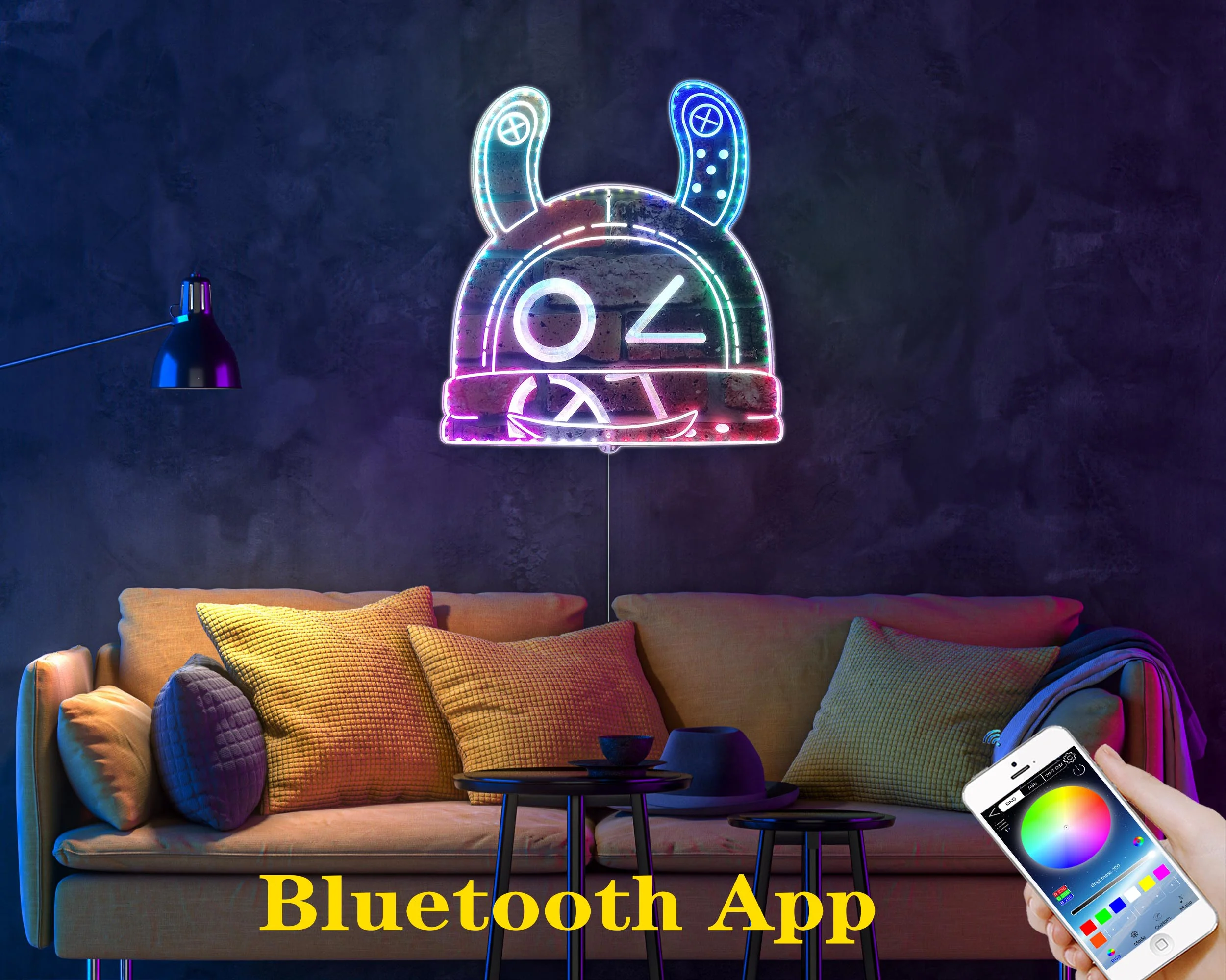 Zenless Zone Zero Bangboo Neon LED Sign with Dynamic RGB Colors - Image 7