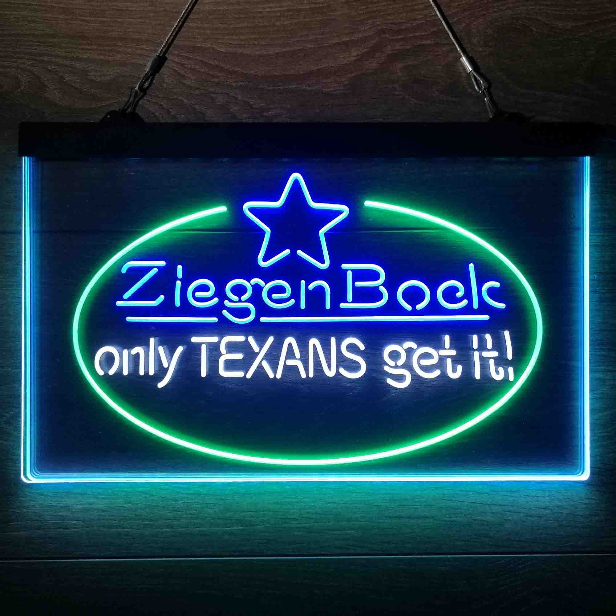 ZiegenBock Amber Only Texans Get it Neon-Like LED Sign - Image 19